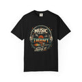 Music Is My Therapy T-Shirt — Graphic Tee for Music Lovers