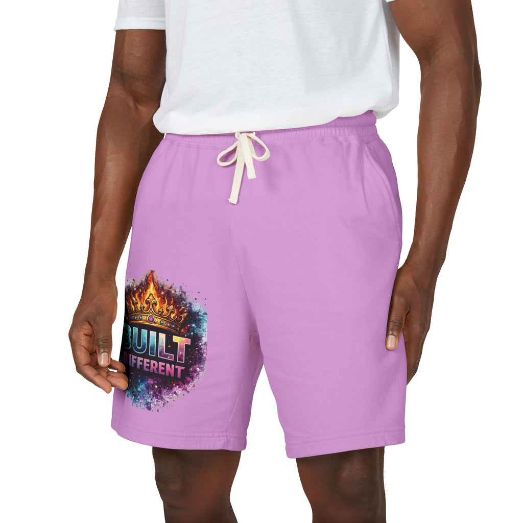 Built Different Sweat Shorts — Garment-Dyed Fleece Athletic Shorts