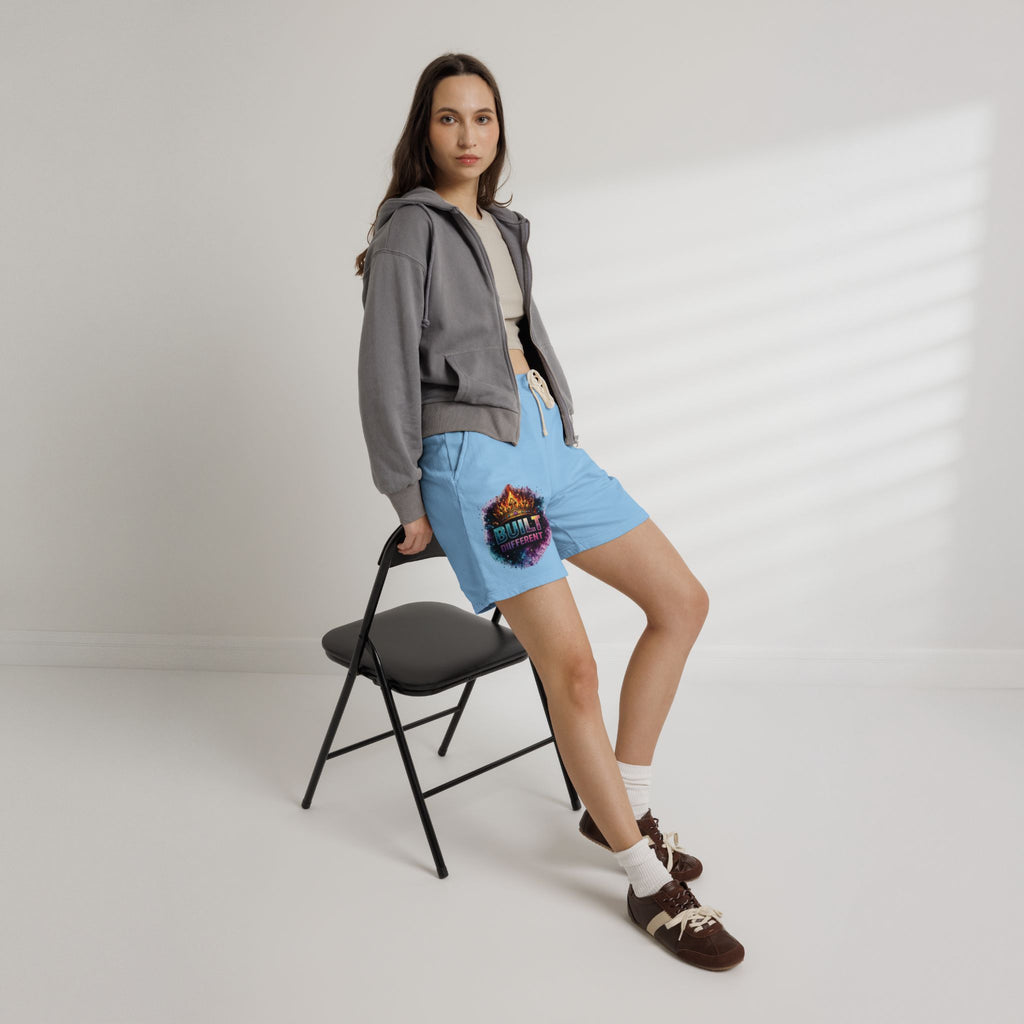 Built Different Sweat Shorts — Garment-Dyed Fleece Athletic Shorts