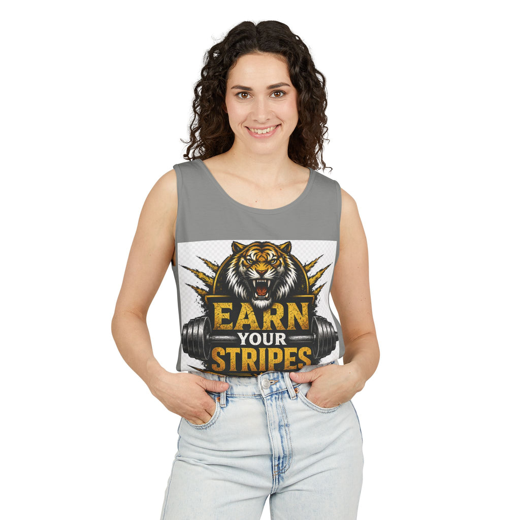 Earn Your Stripes Graphic Tank Top