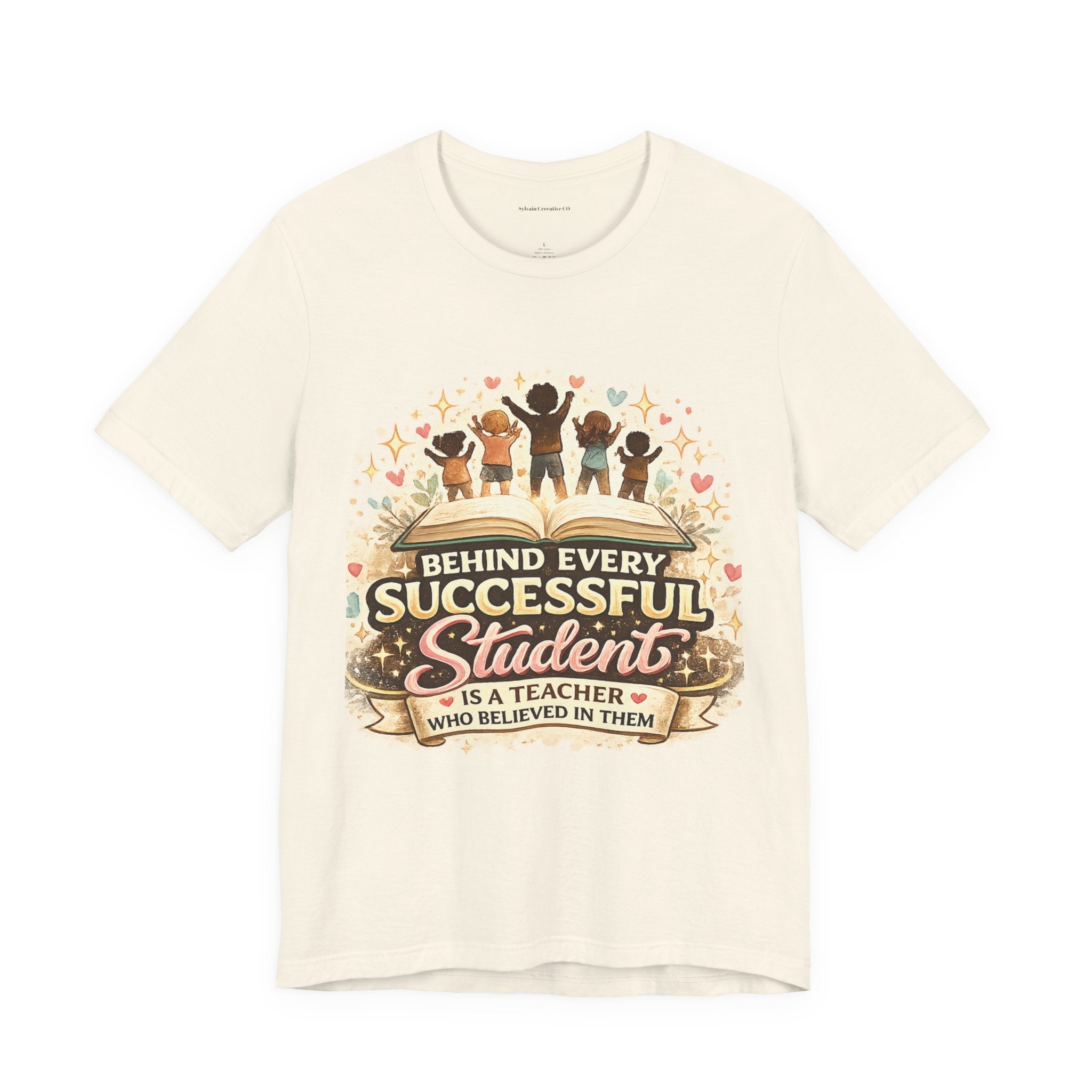 Behind Every Successful Student Teacher T‑Shirt — Inspirational Teacher Appreciation Tee