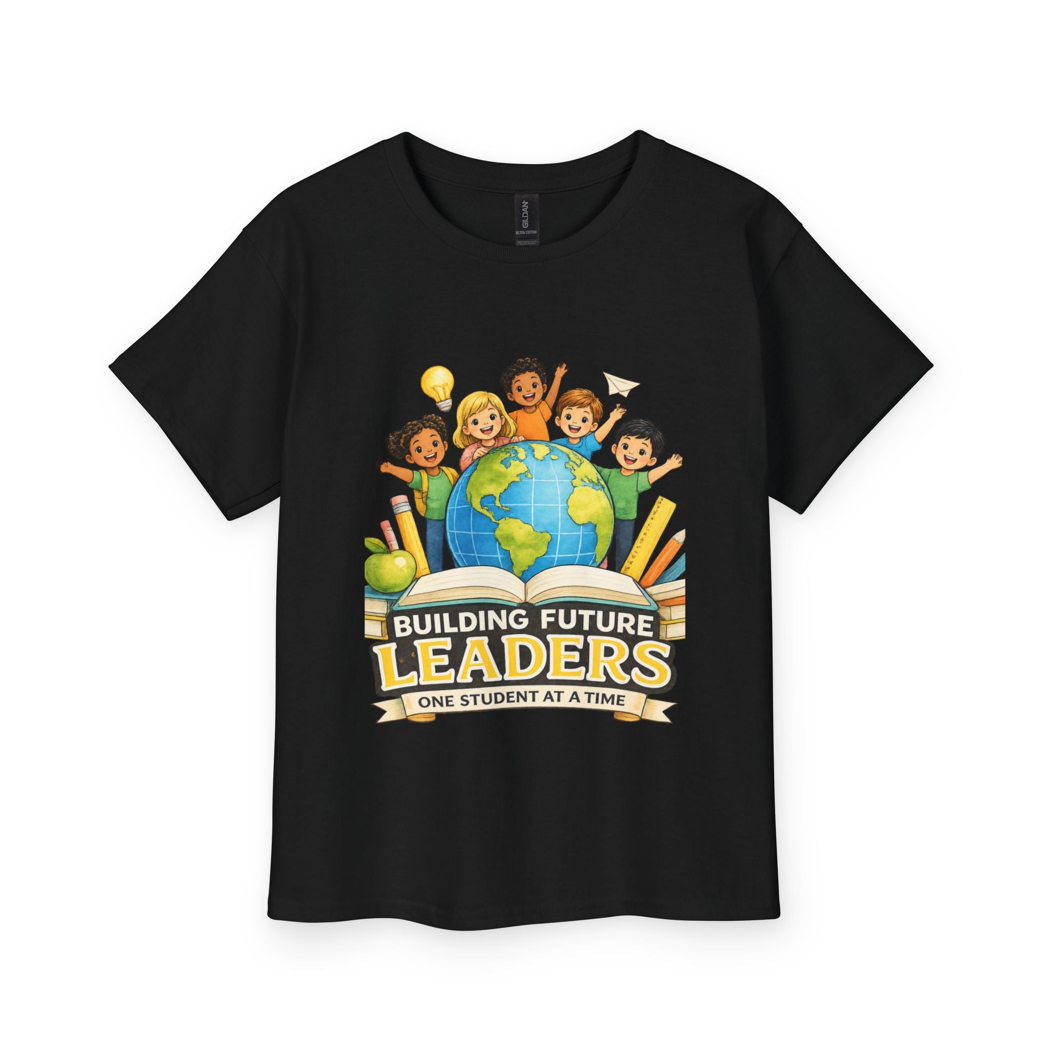 Youth Tee — "Building Future Leaders" Kids School T-Shirt