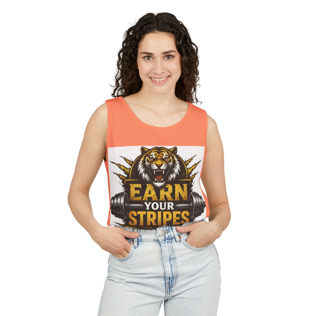 Earn Your Stripes Graphic Tank Top