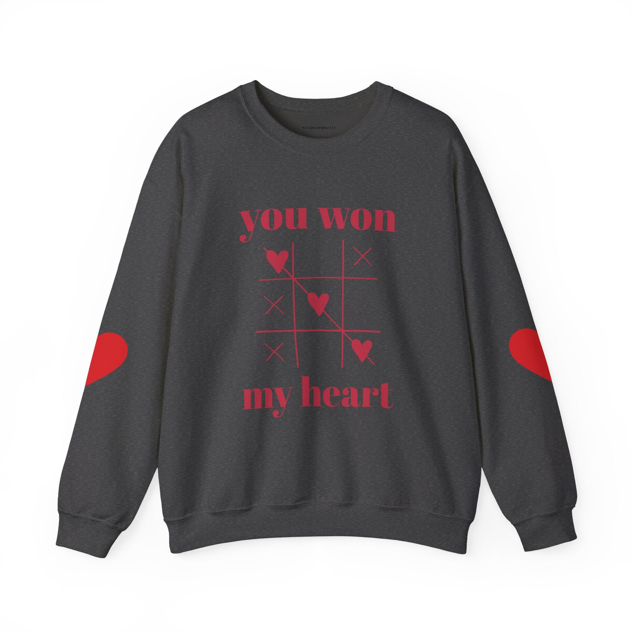 Valentine Tic-Tac-Toe "You Won My Heart" Sweatshirt