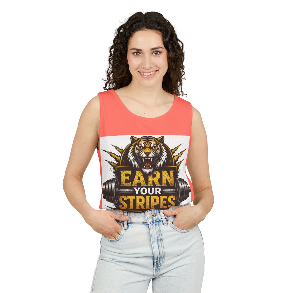 Earn Your Stripes Graphic Tank Top