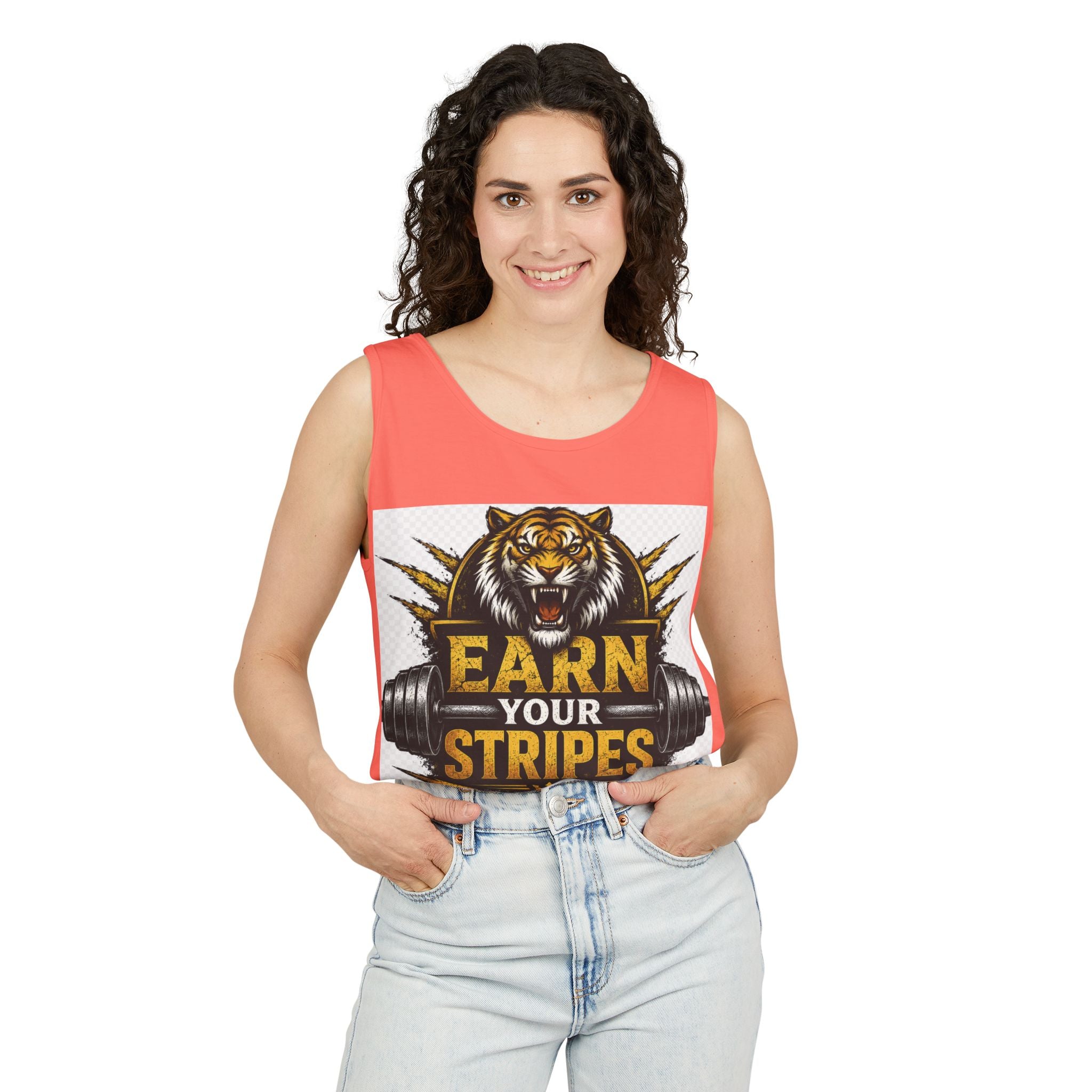 Earn Your Stripes Graphic Tank Top