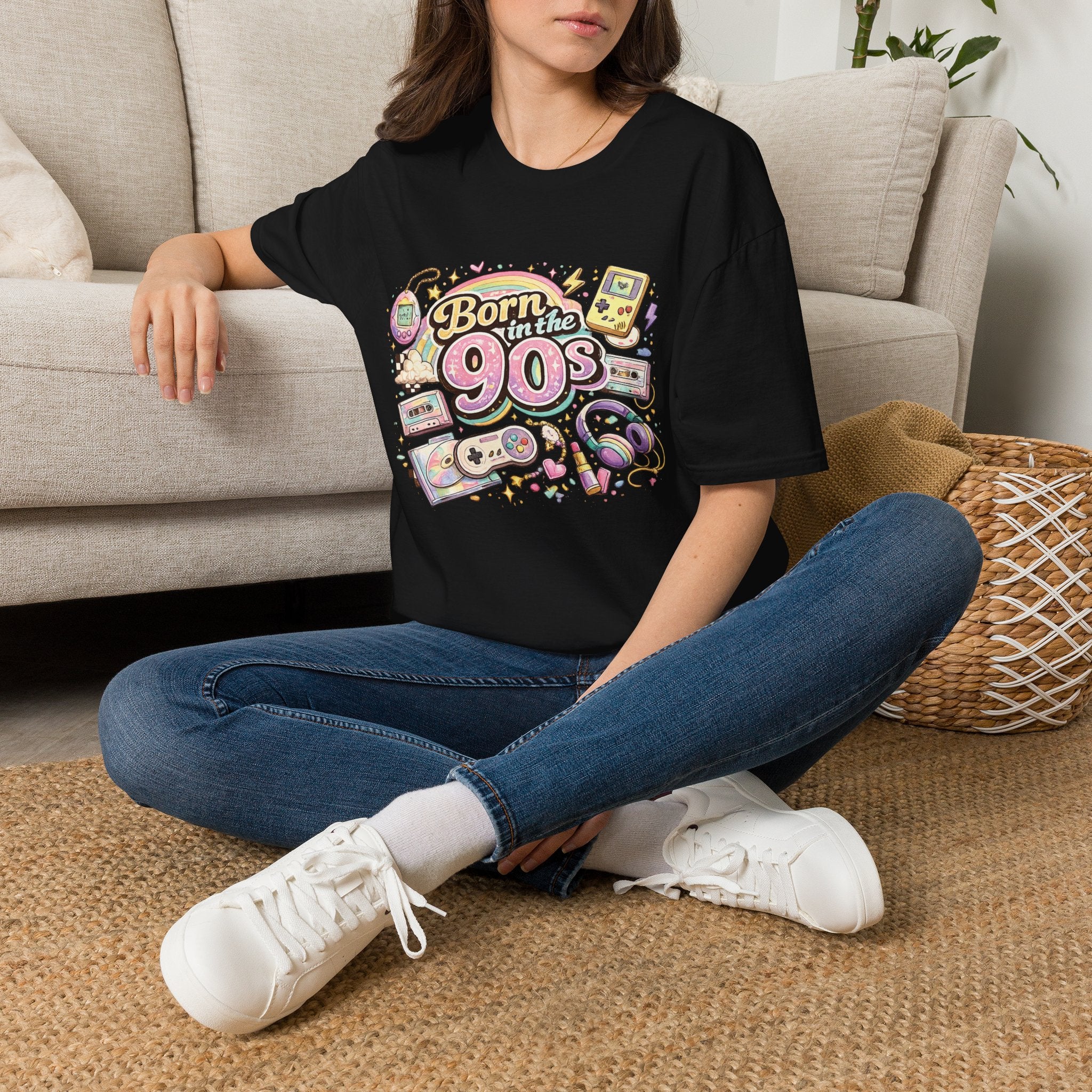 Born In The 90s-Unisex Softstyle T-Shirt