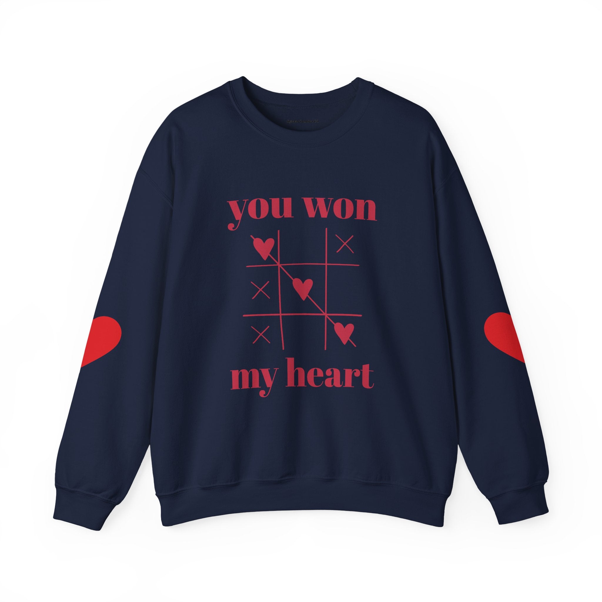 Valentine Tic-Tac-Toe "You Won My Heart" Sweatshirt