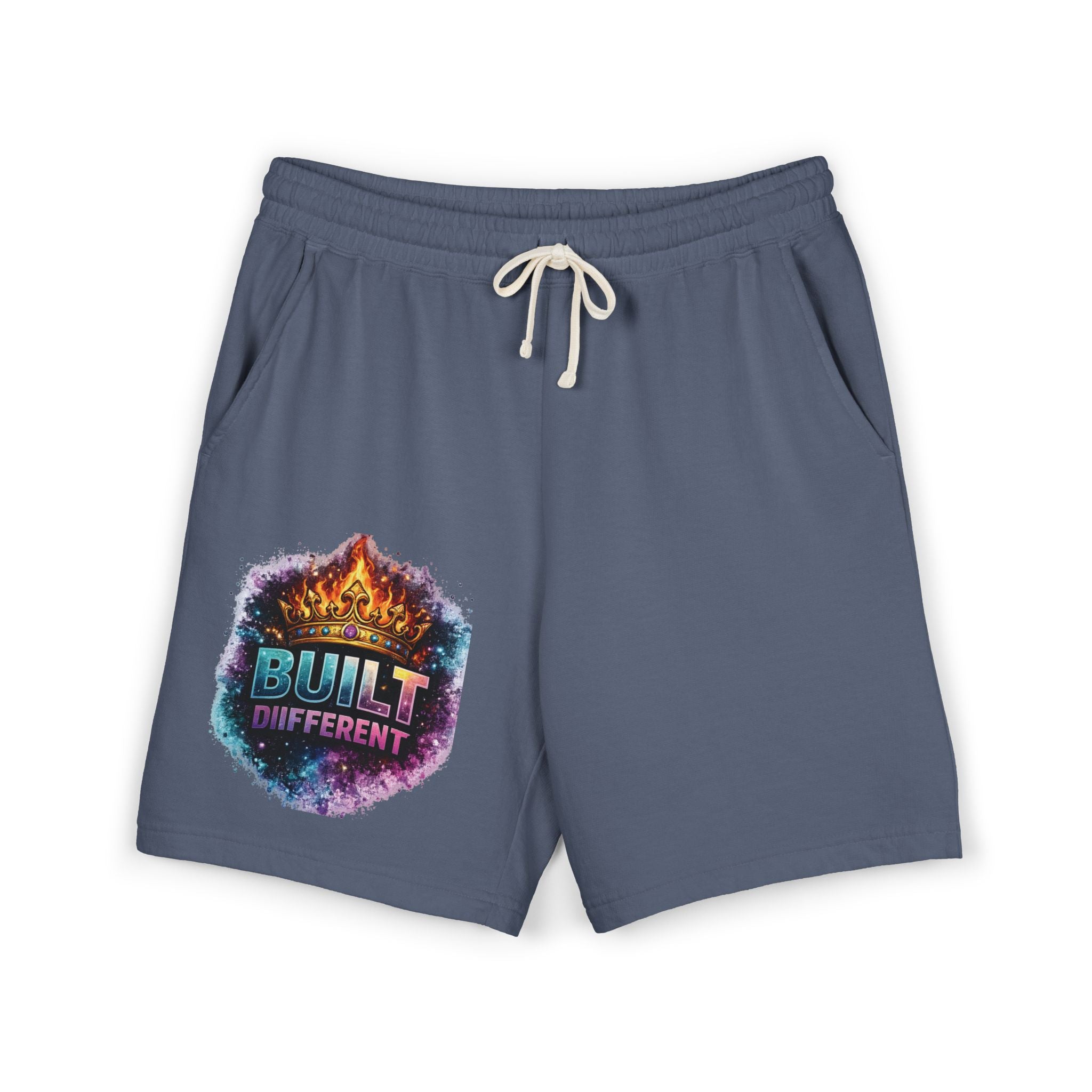 Built Different Sweat Shorts — Garment-Dyed Fleece Athletic Shorts