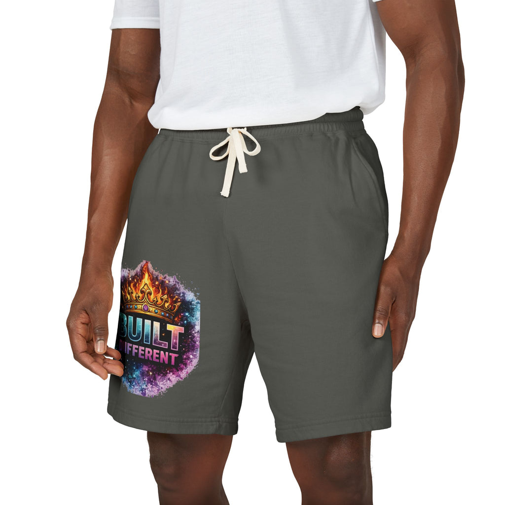 Built Different Sweat Shorts — Garment-Dyed Fleece Athletic Shorts