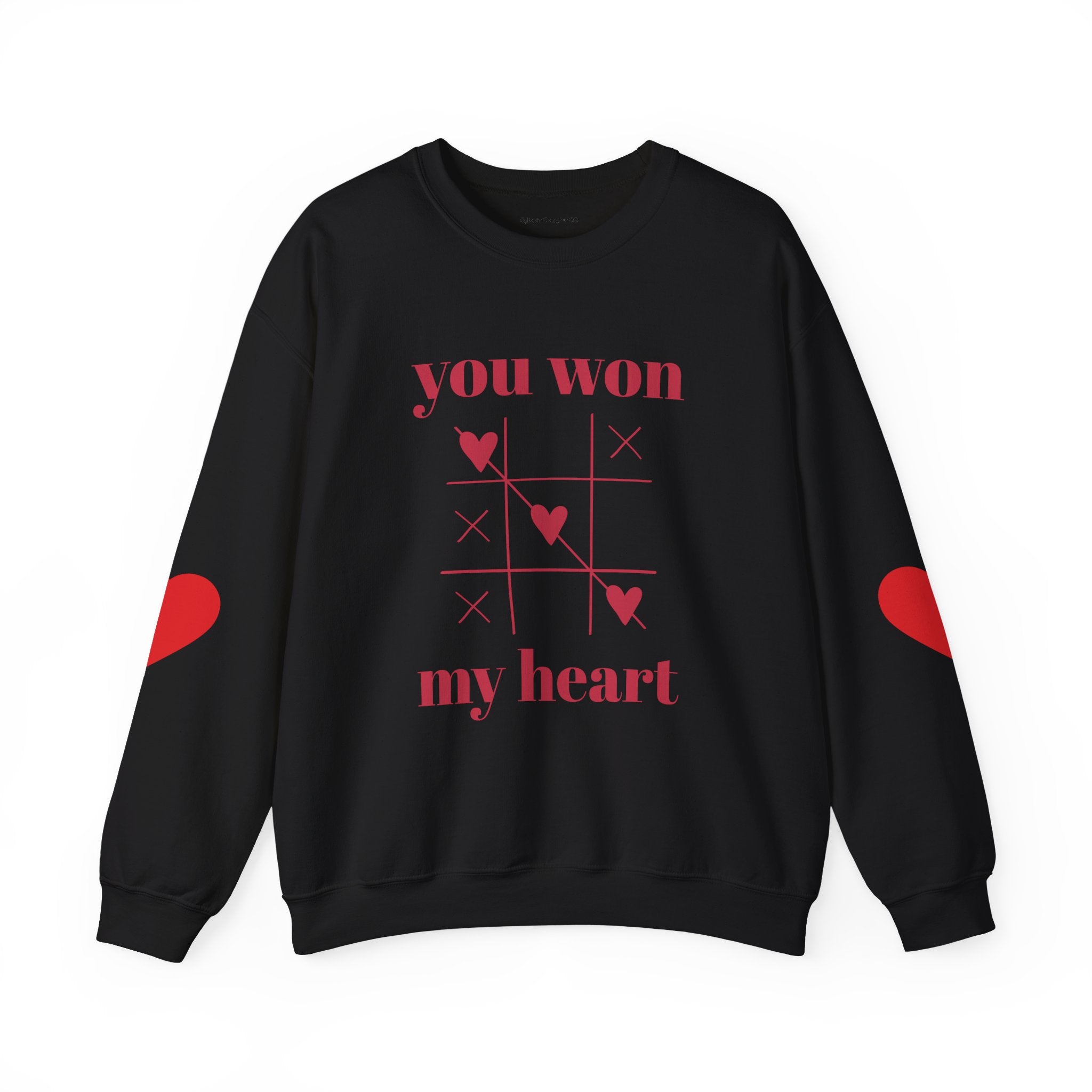 Valentine Tic-Tac-Toe "You Won My Heart" Sweatshirt