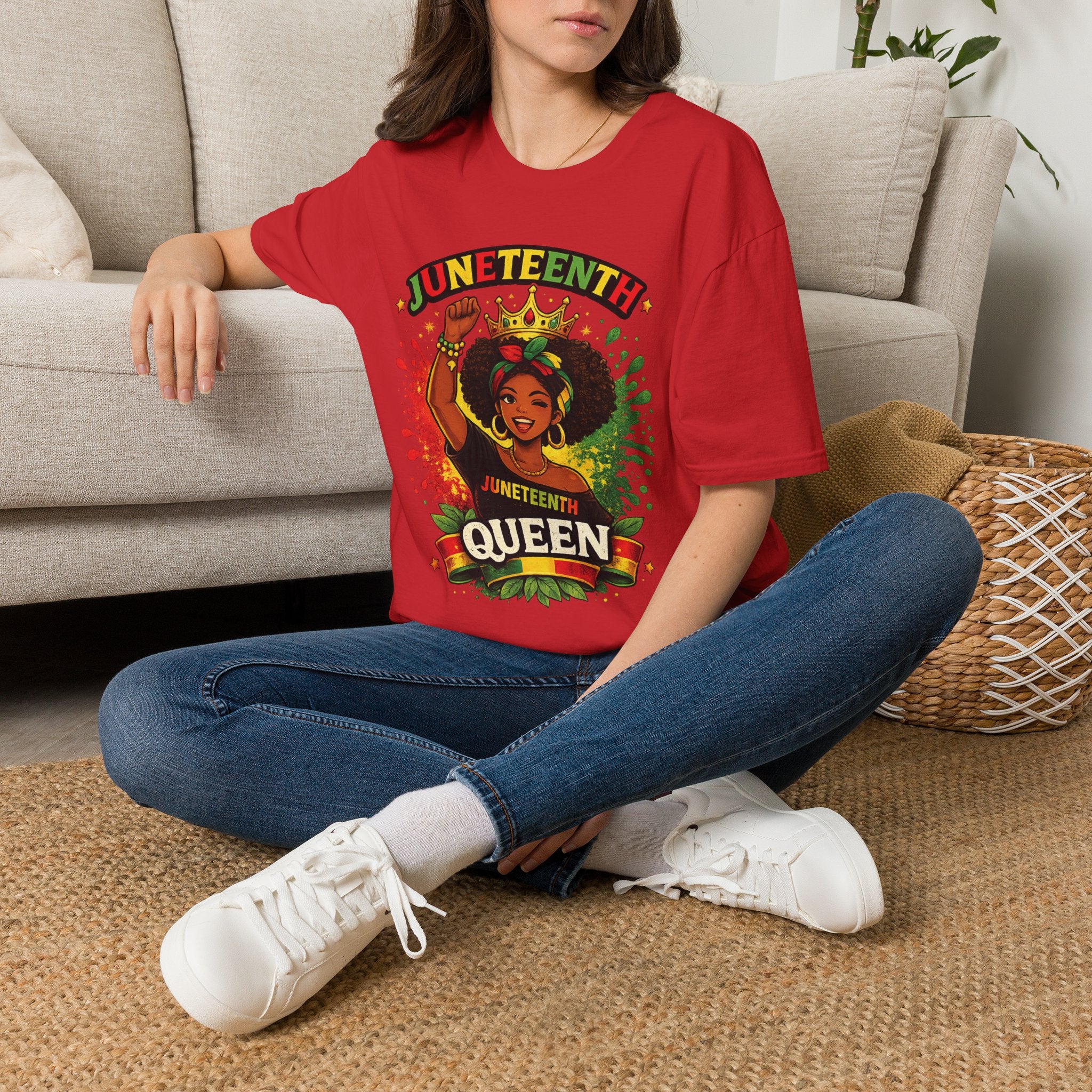 Juneteenth Queen T-Shirt — Black History Celebration Tee