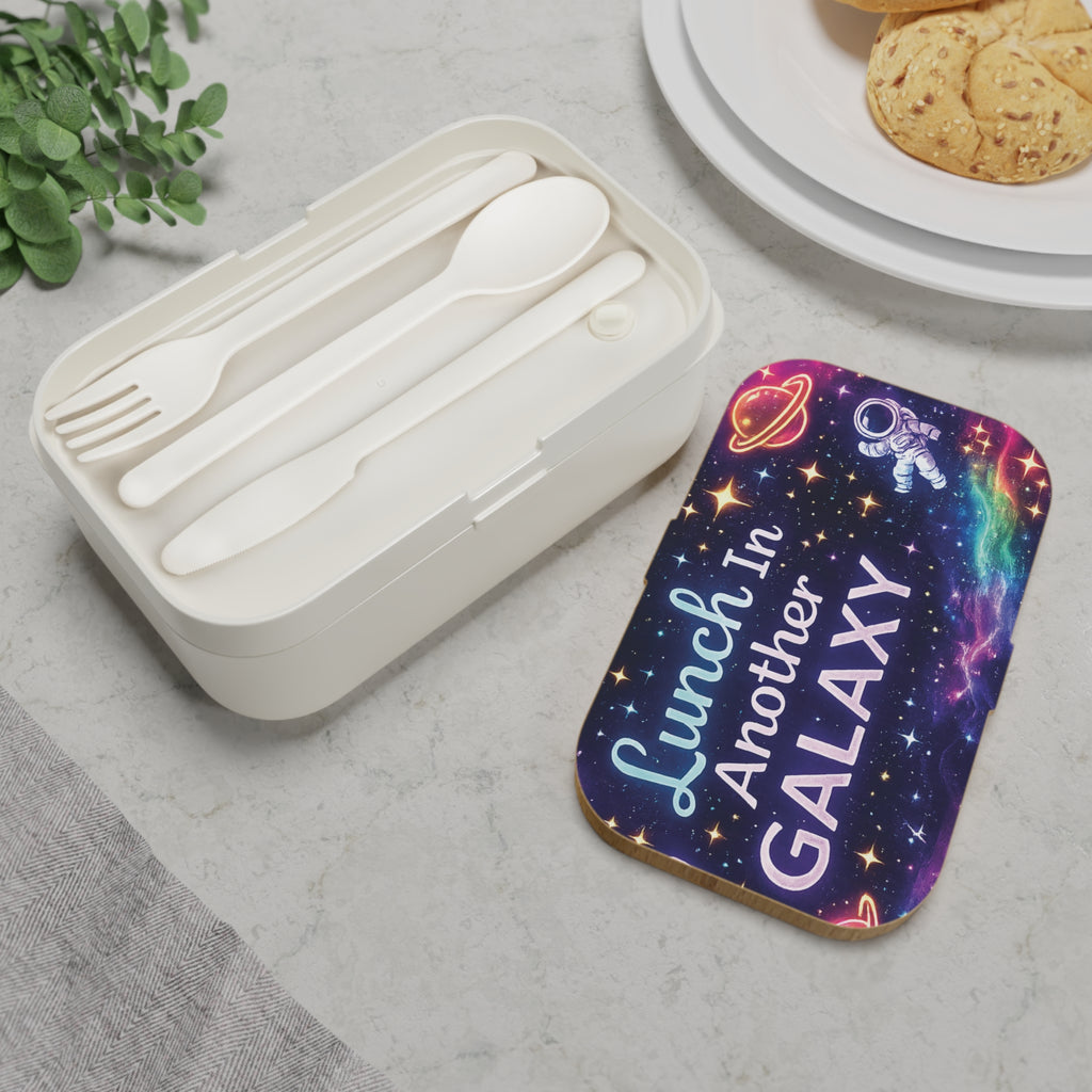 Galaxy Bento Box — "Lunch In Another Galaxy" Astronaut Lunchbox for Kids & Space Lovers