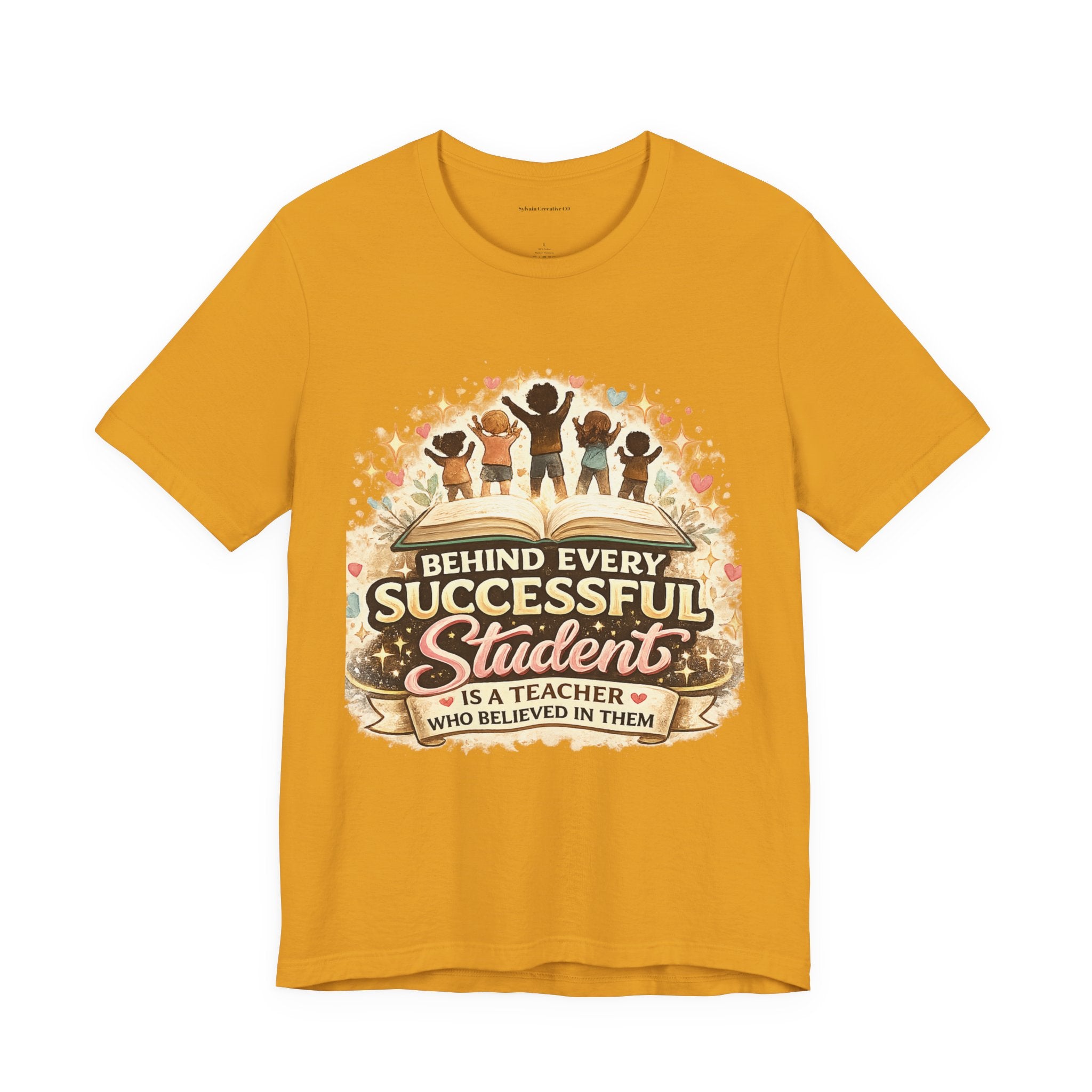Behind Every Successful Student Teacher T‑Shirt — Inspirational Teacher Appreciation Tee