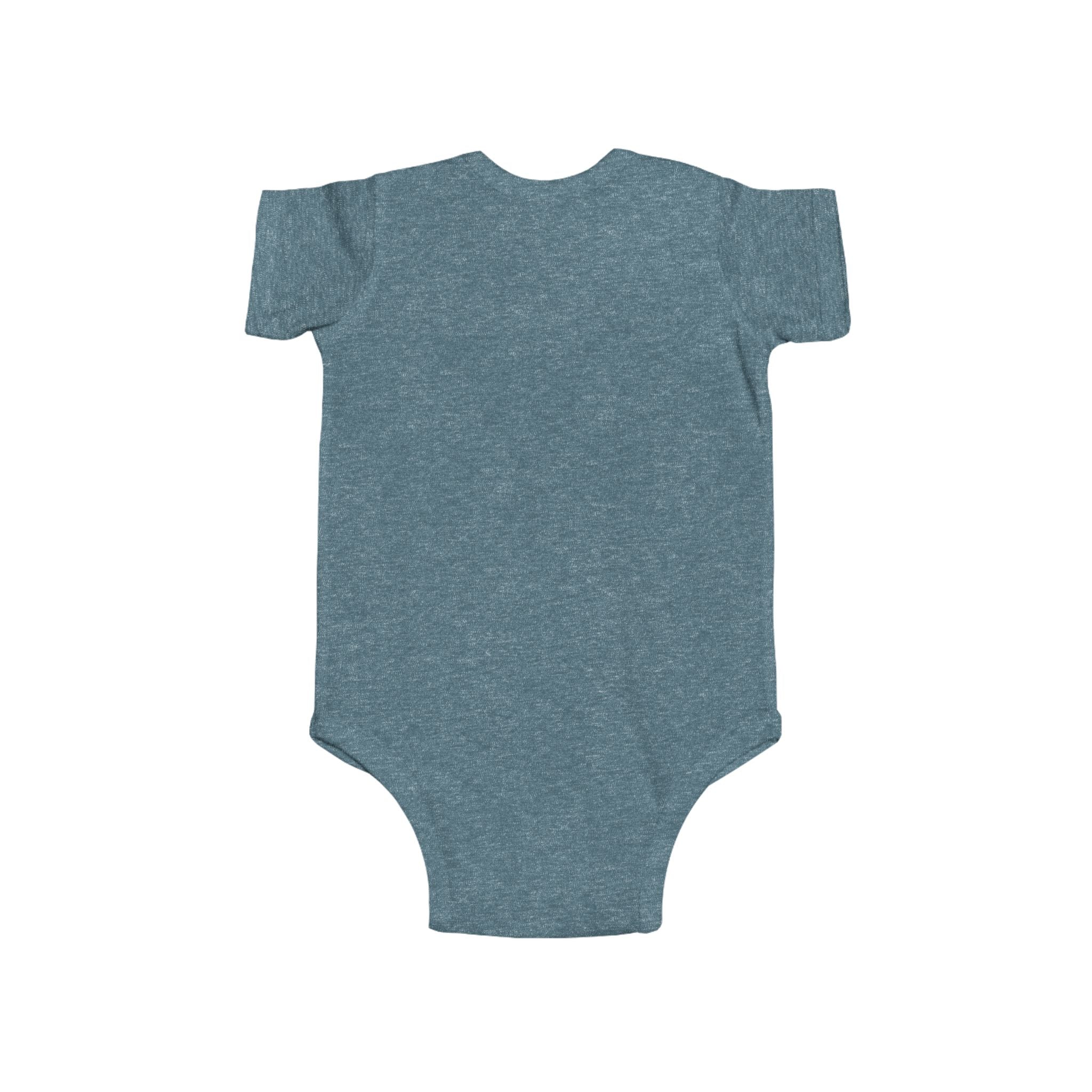 Built With Love Baby Bodysuit — Cute Construction Heart Infant Onesie
