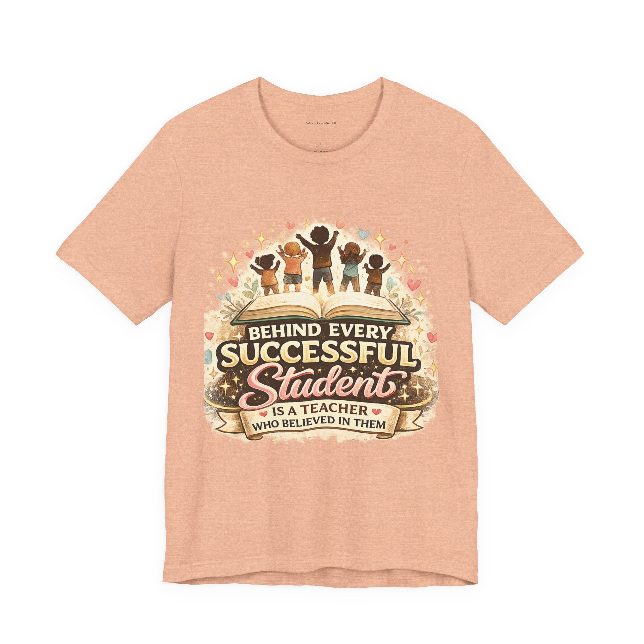 Behind Every Successful Student Teacher T‑Shirt — Inspirational Teacher Appreciation Tee