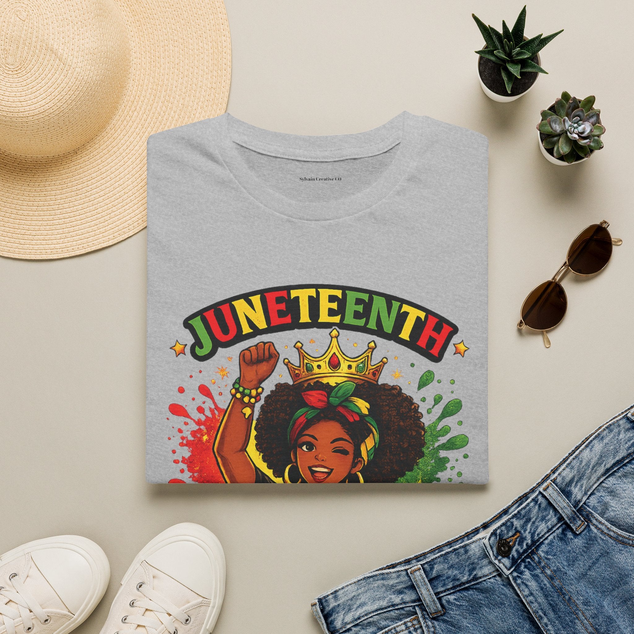 Juneteenth Queen T-Shirt — Black History Celebration Tee