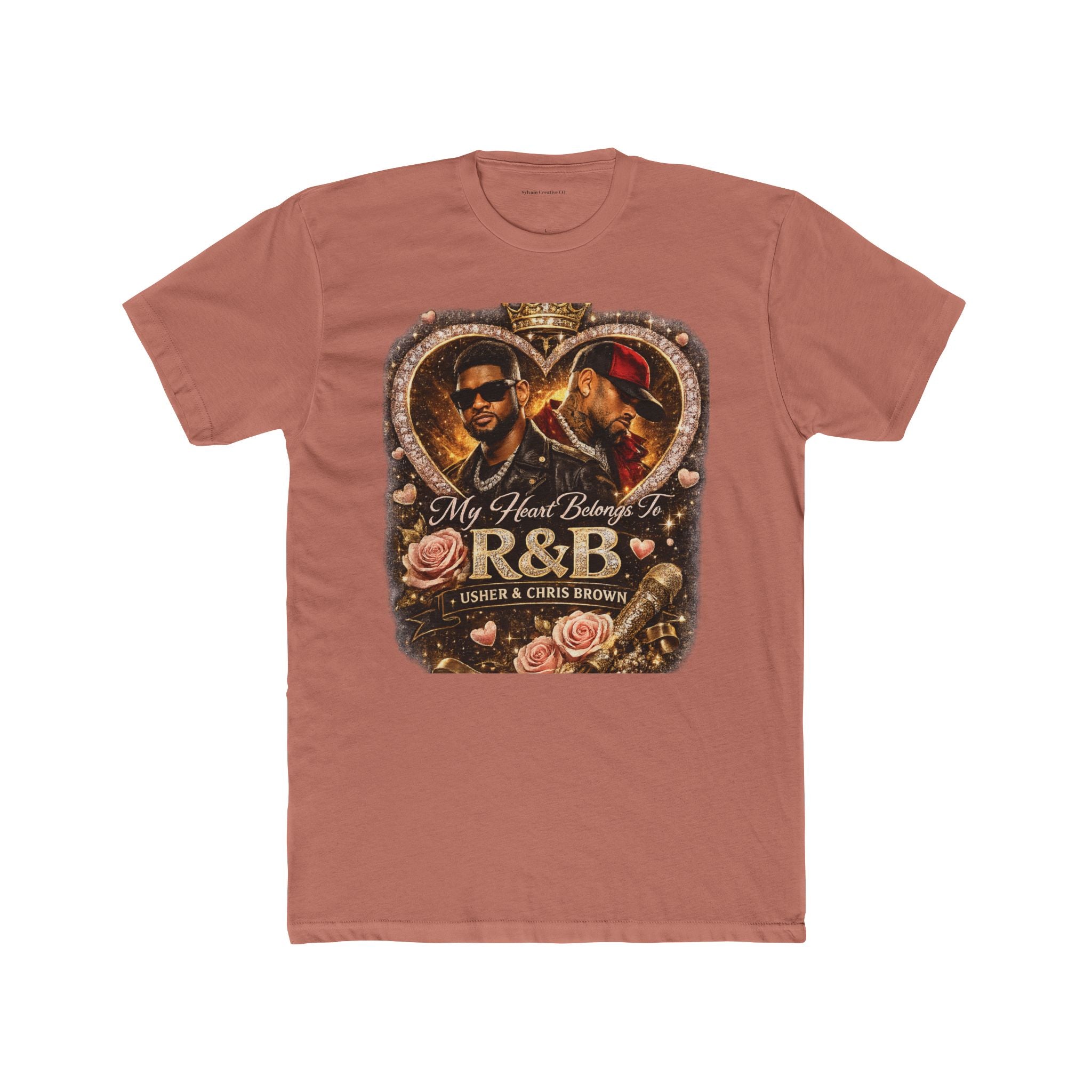 R&B Vintage Heart Tee — "My Heart Belongs to R&B" Graphic T-Shirt