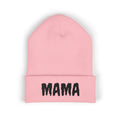 Mama Embroidered Cuffed Beanie — Cozy Mom Knit Hat, Perfect for Mother’s Day & Everyday Wear