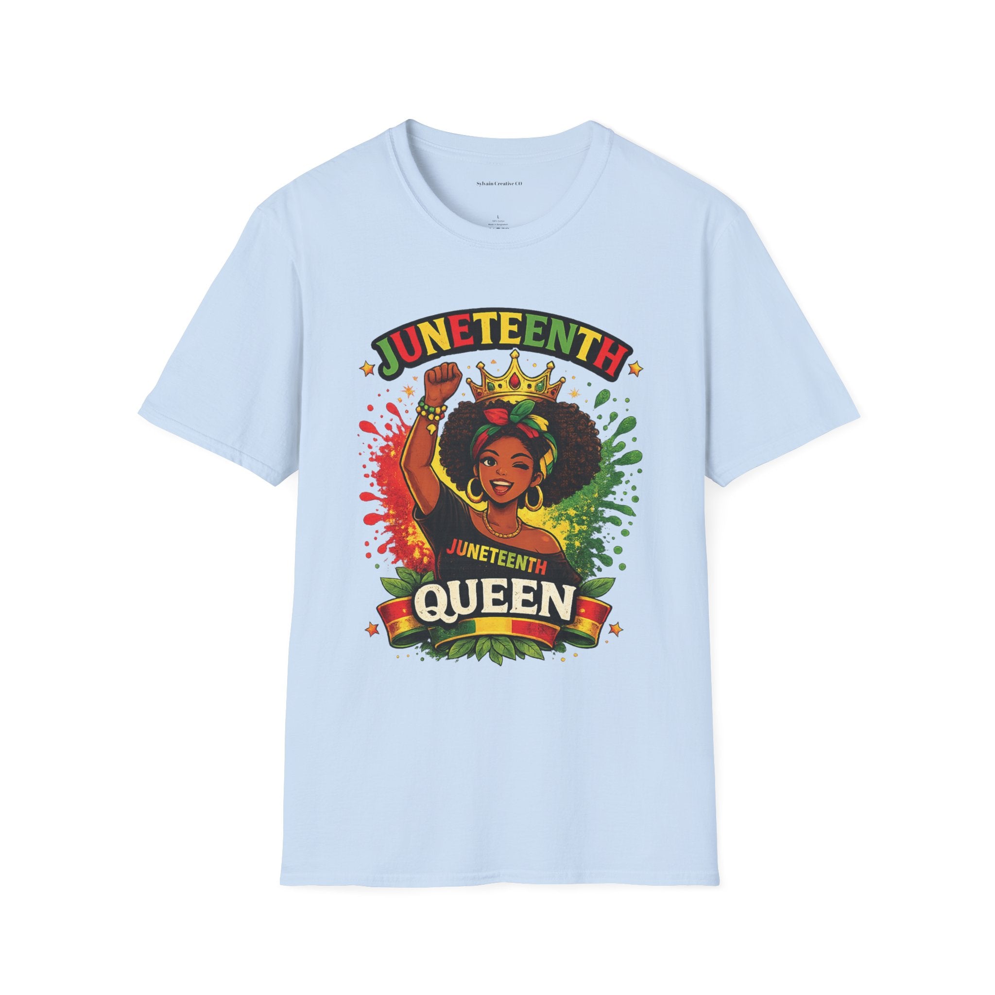 Juneteenth Queen T-Shirt — Black History Celebration Tee