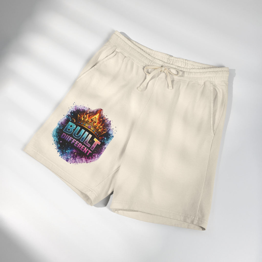 Built Different Sweat Shorts — Garment-Dyed Fleece Athletic Shorts
