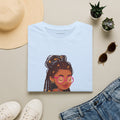 Graphic Tee — Afro Girl Illustration with "Yes, It’s All Mine"