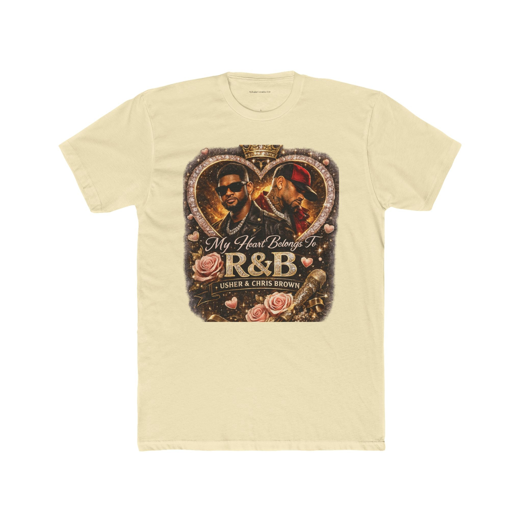 R&B Vintage Heart Tee — "My Heart Belongs to R&B" Graphic T-Shirt