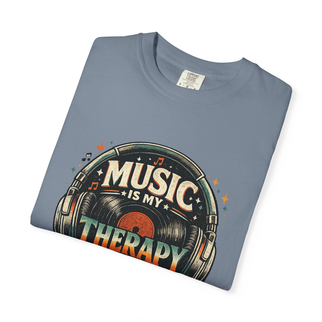 Music Is My Therapy T-Shirt — Graphic Tee for Music Lovers