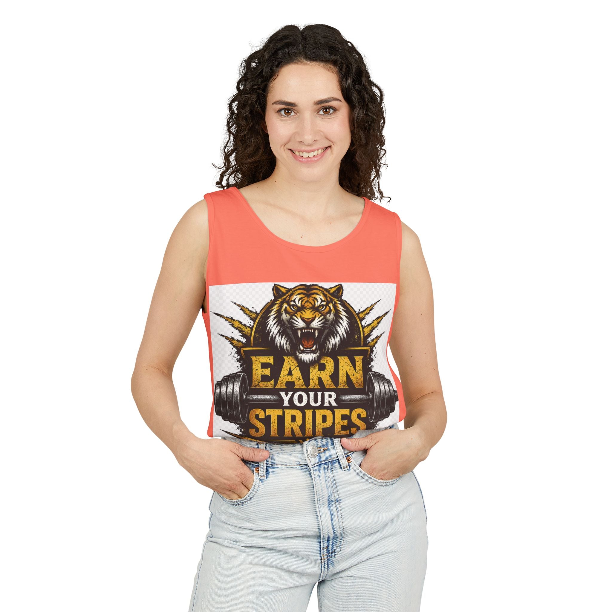 Earn Your Stripes Graphic Tank Top
