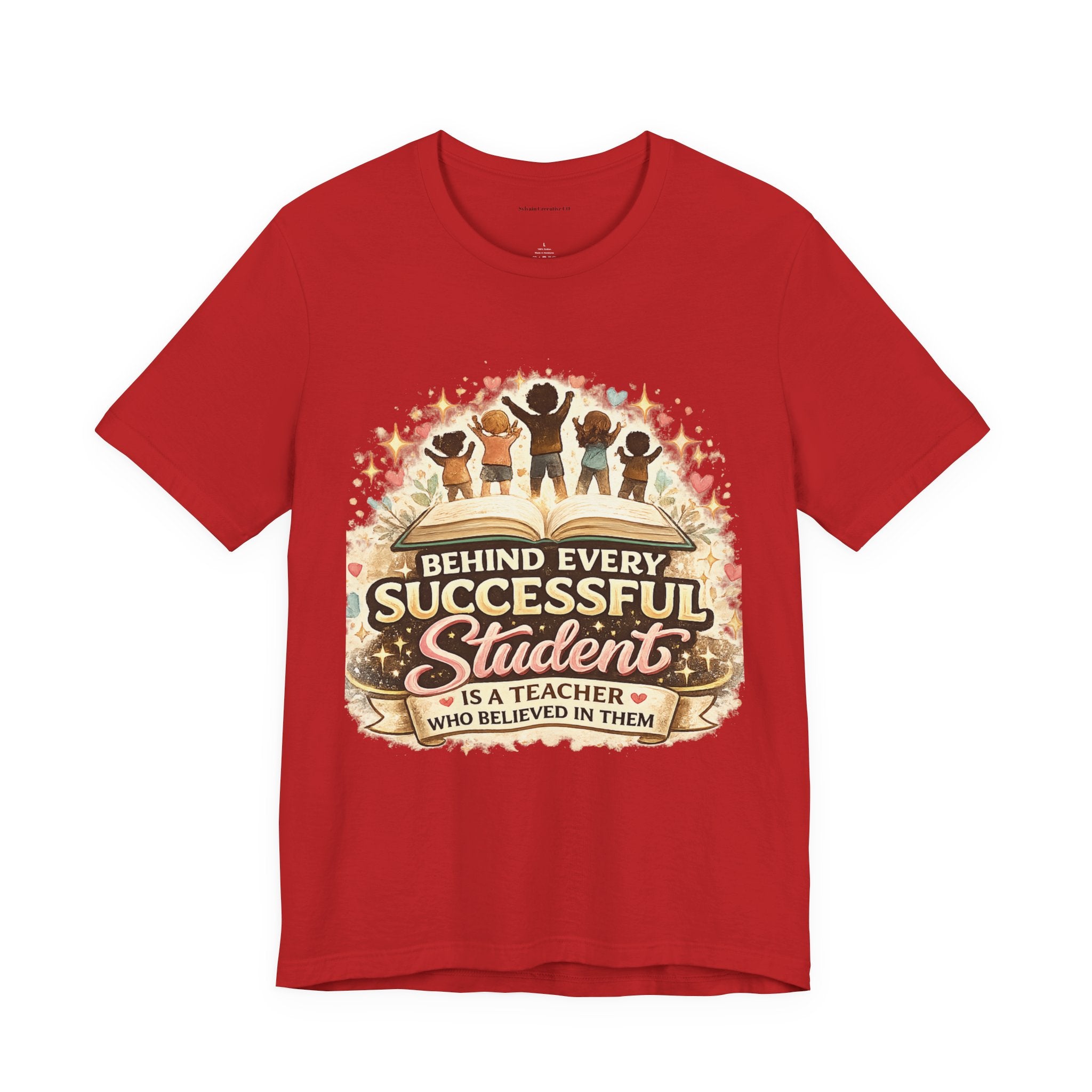 Behind Every Successful Student Teacher T‑Shirt — Inspirational Teacher Appreciation Tee