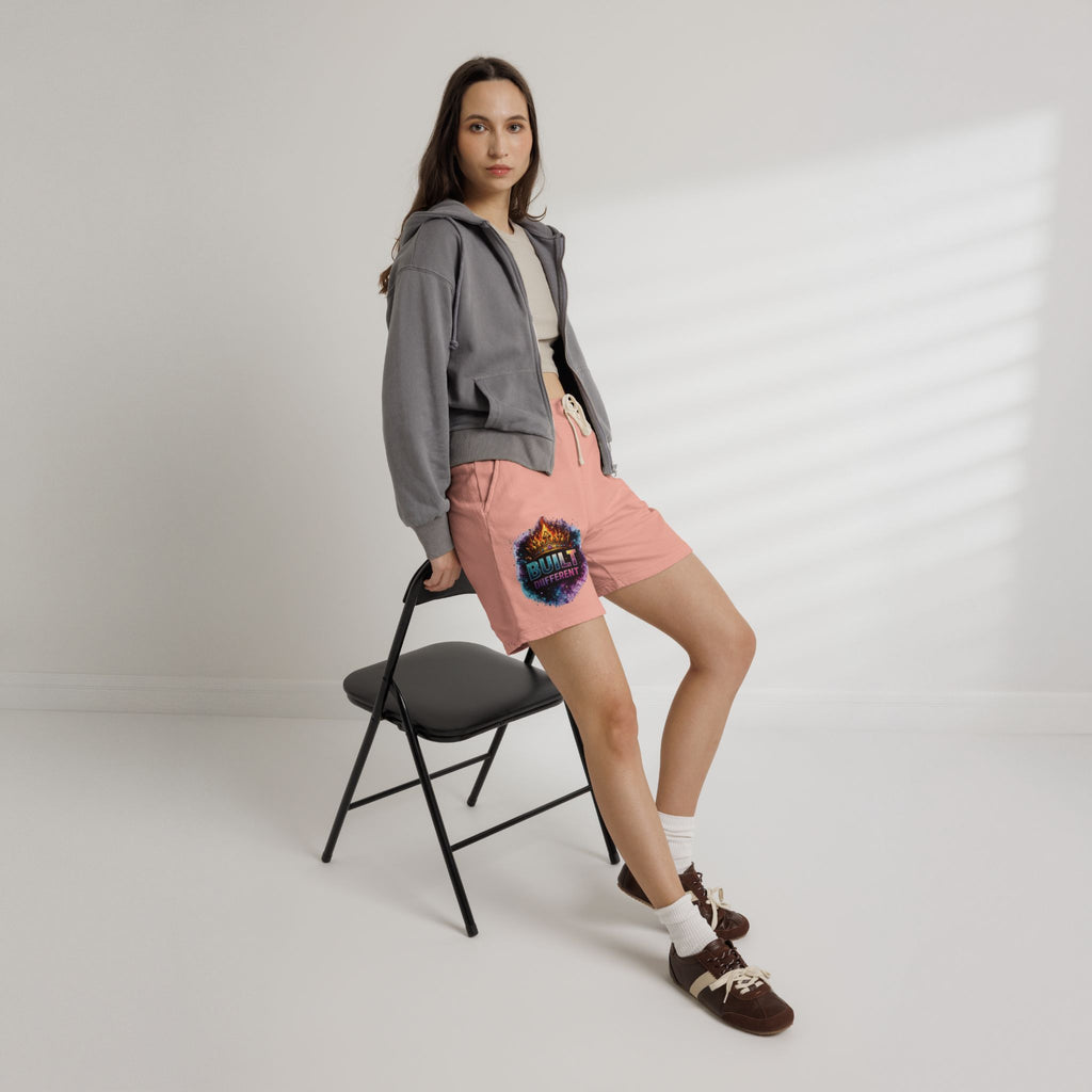 Built Different Sweat Shorts — Garment-Dyed Fleece Athletic Shorts