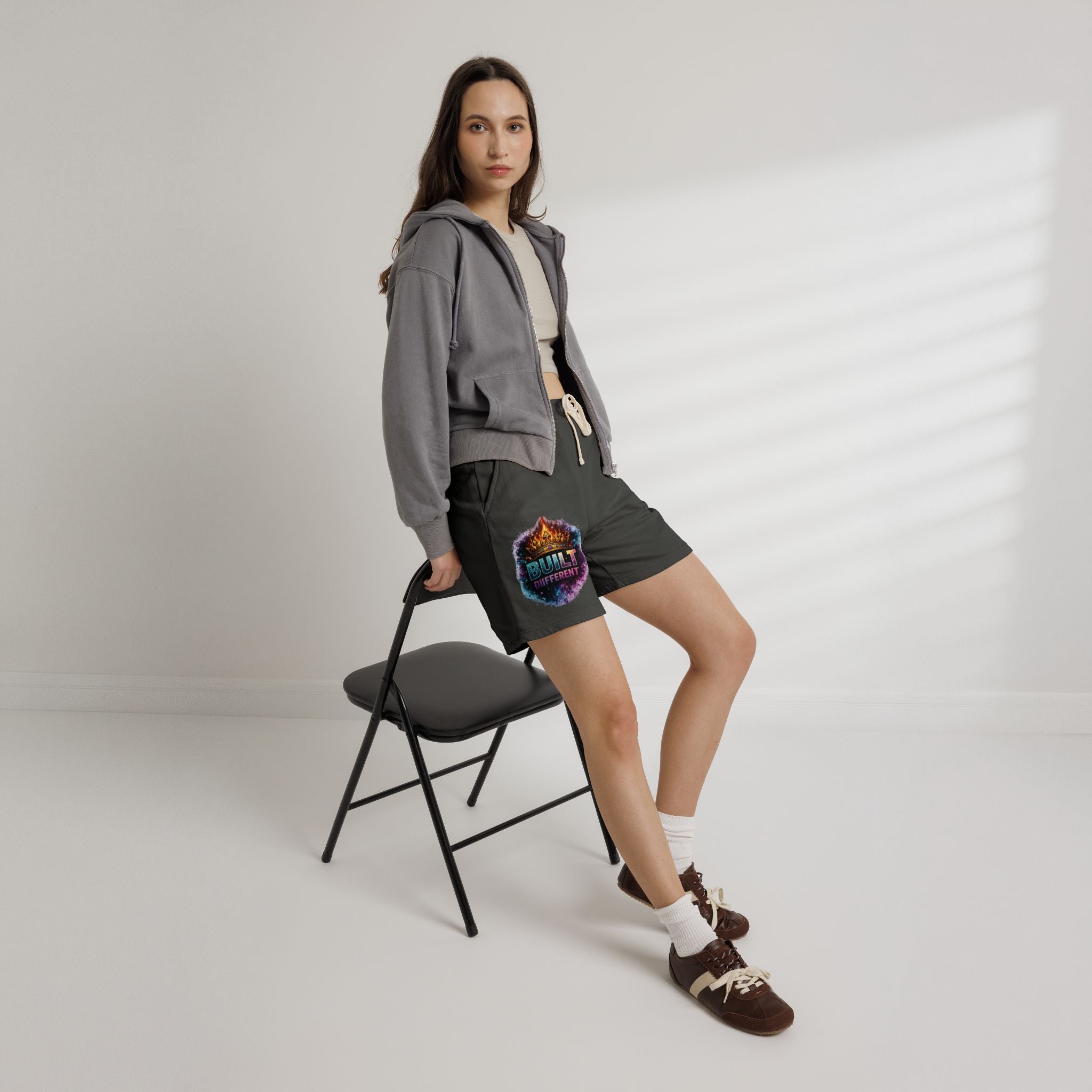 Built Different Sweat Shorts — Garment-Dyed Fleece Athletic Shorts
