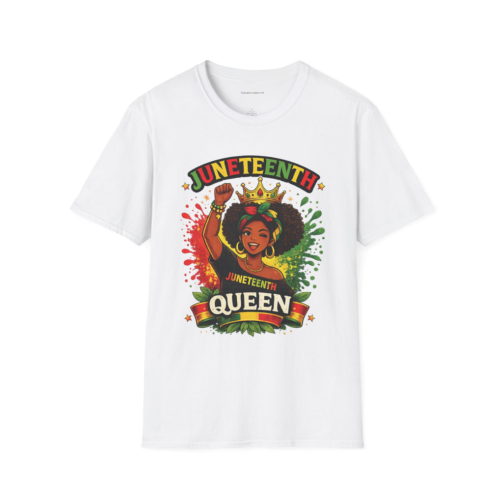 Juneteenth Queen T-Shirt — Black History Celebration Tee