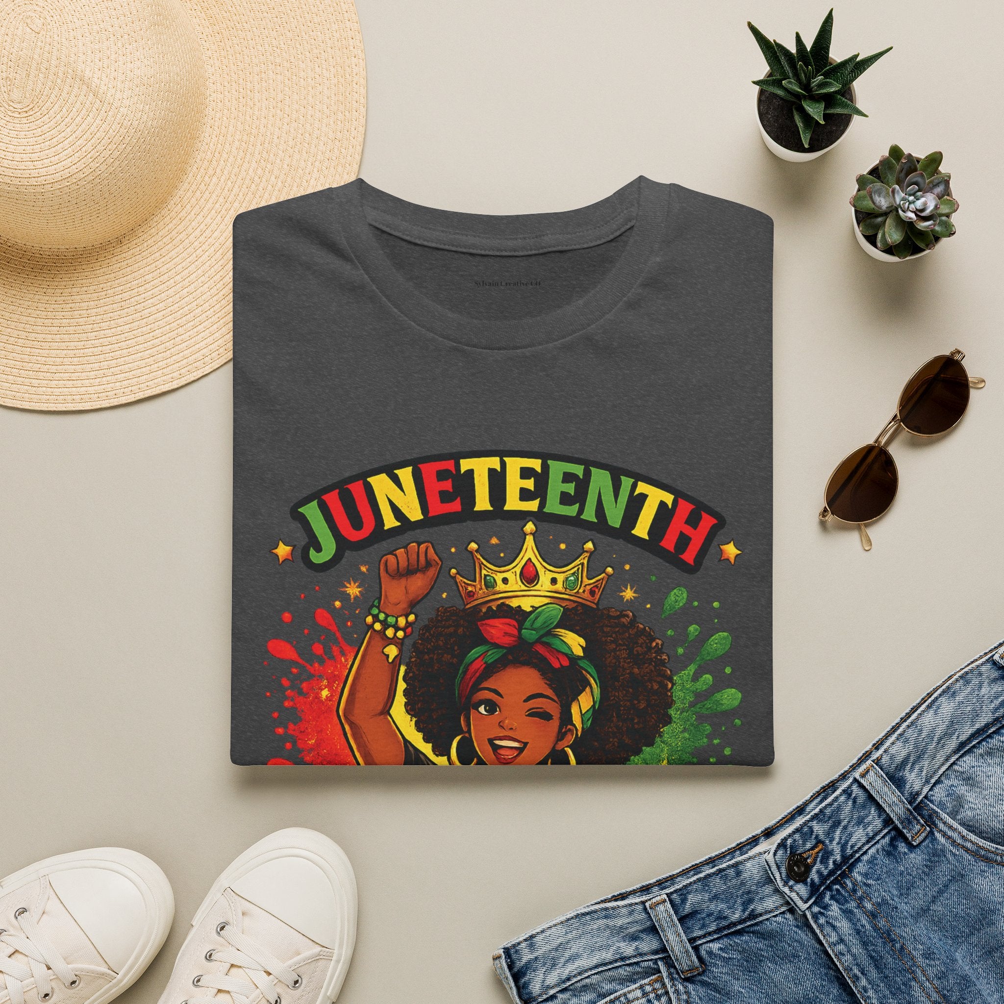 Juneteenth Queen T-Shirt — Black History Celebration Tee