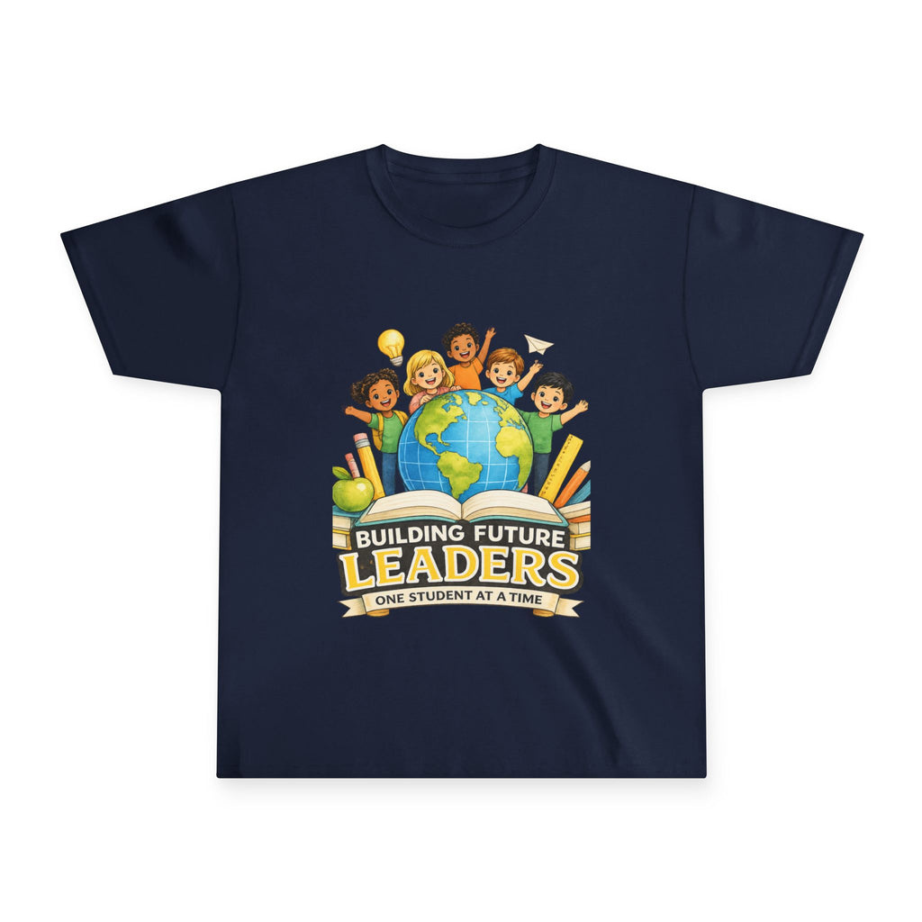 Youth Tee — "Building Future Leaders" Kids School T-Shirt