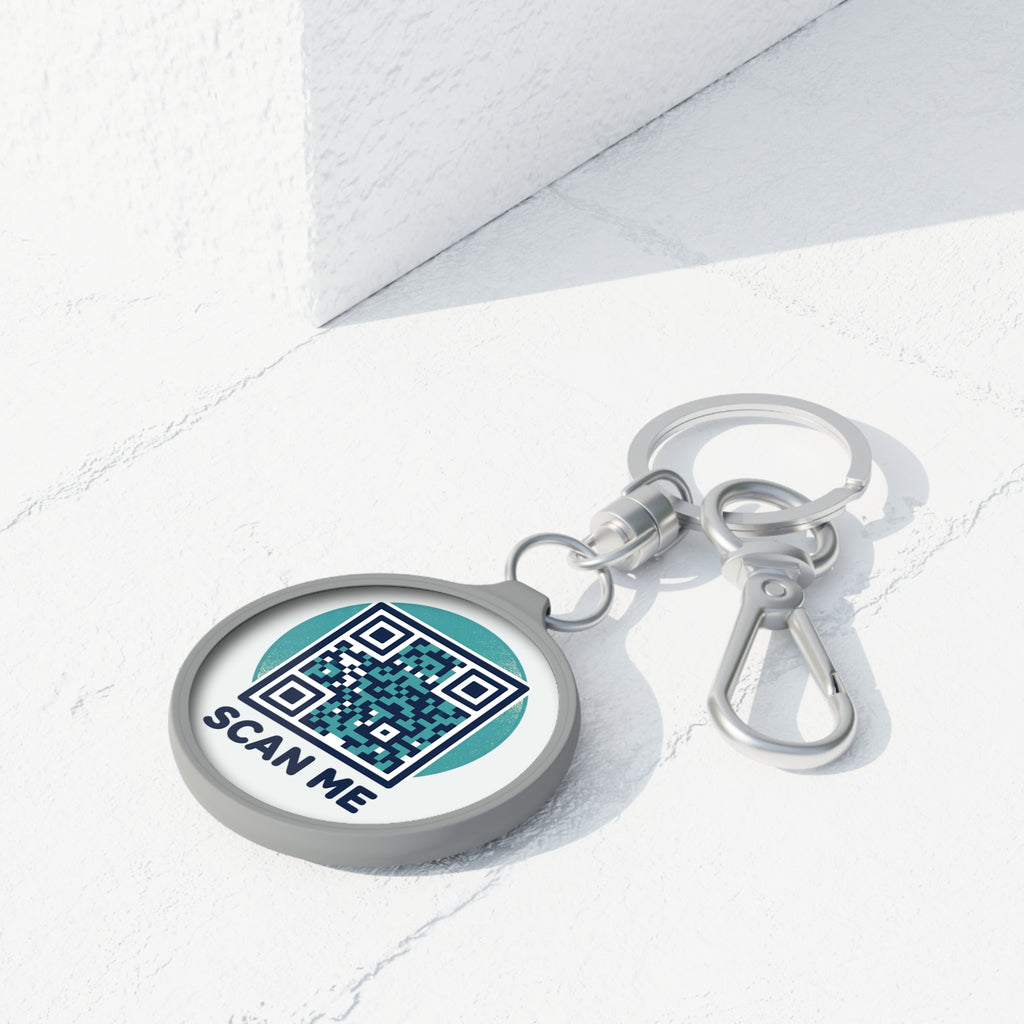 Copy of Round QR Code Keyring Tag — Custom Scan-to-Shop Promotional Keychain