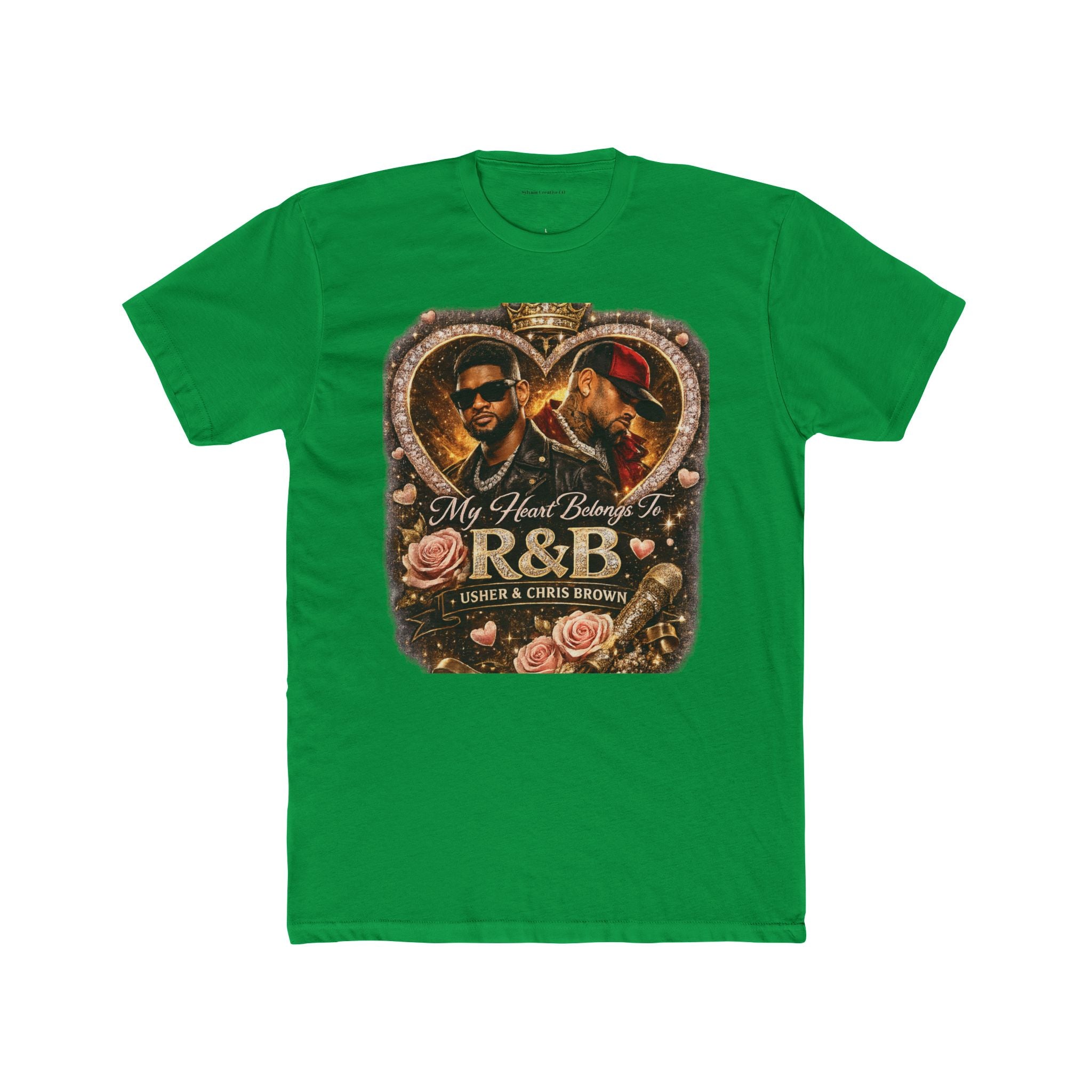 R&B Vintage Heart Tee — "My Heart Belongs to R&B" Graphic T-Shirt