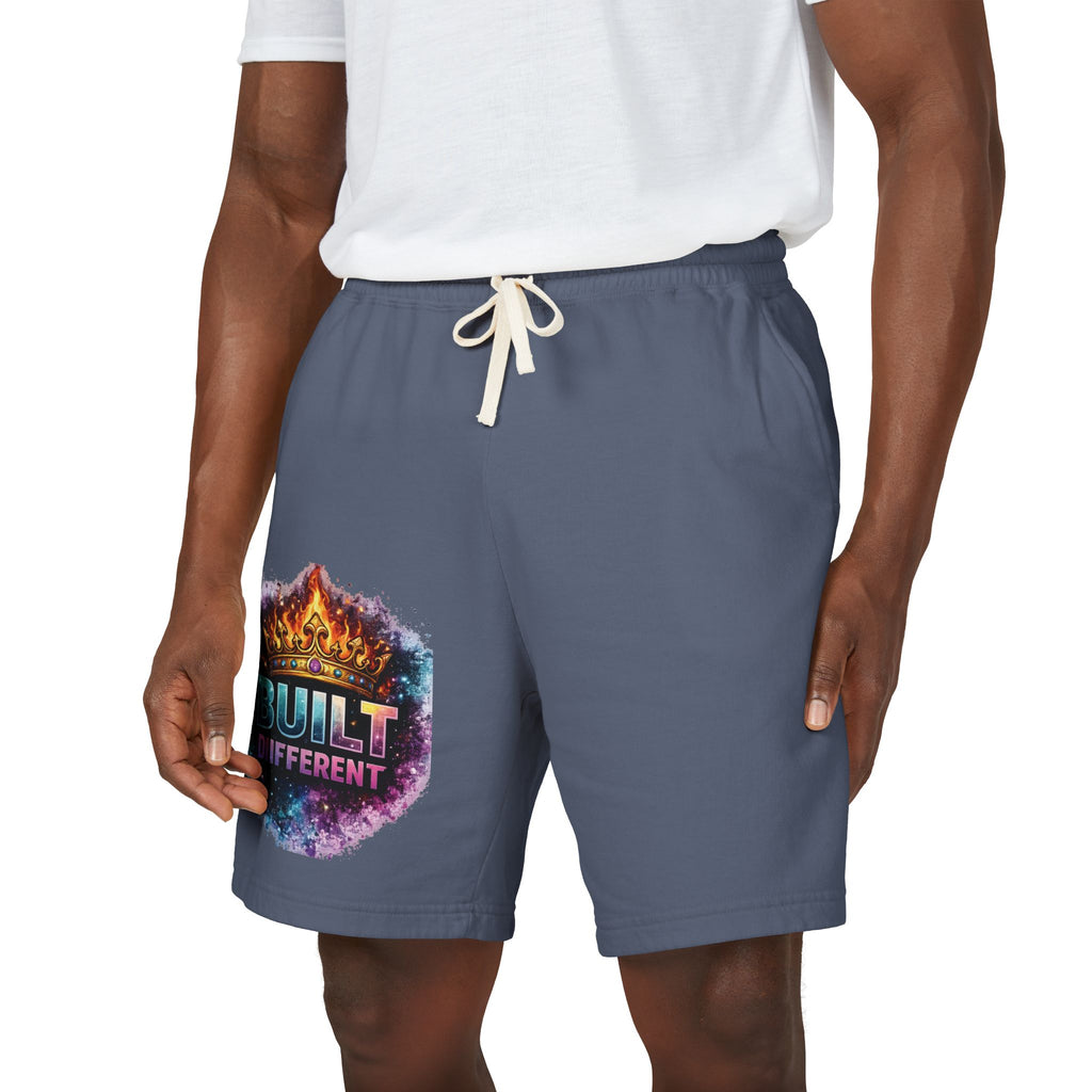 Built Different Sweat Shorts — Garment-Dyed Fleece Athletic Shorts
