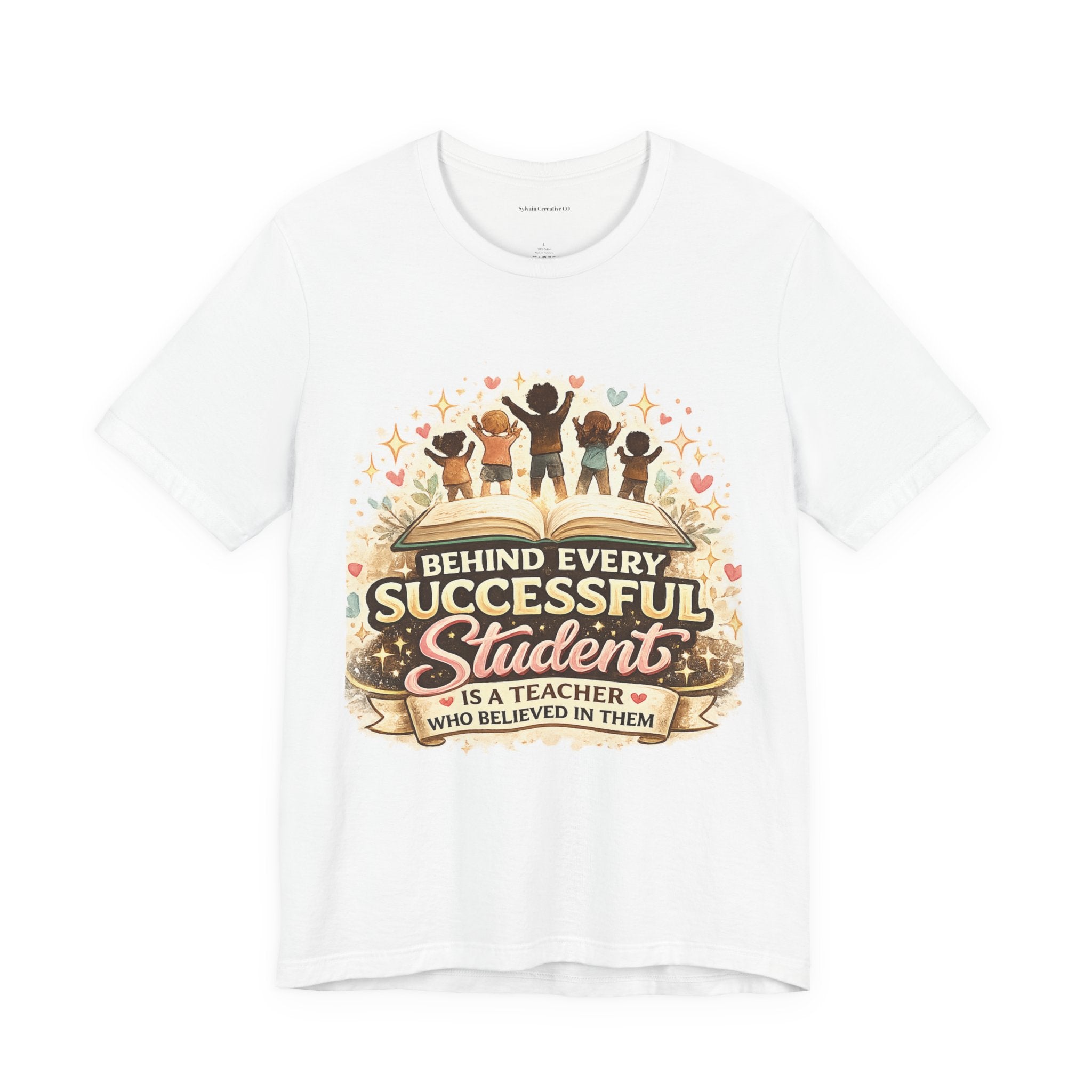 Behind Every Successful Student Teacher T‑Shirt — Inspirational Teacher Appreciation Tee