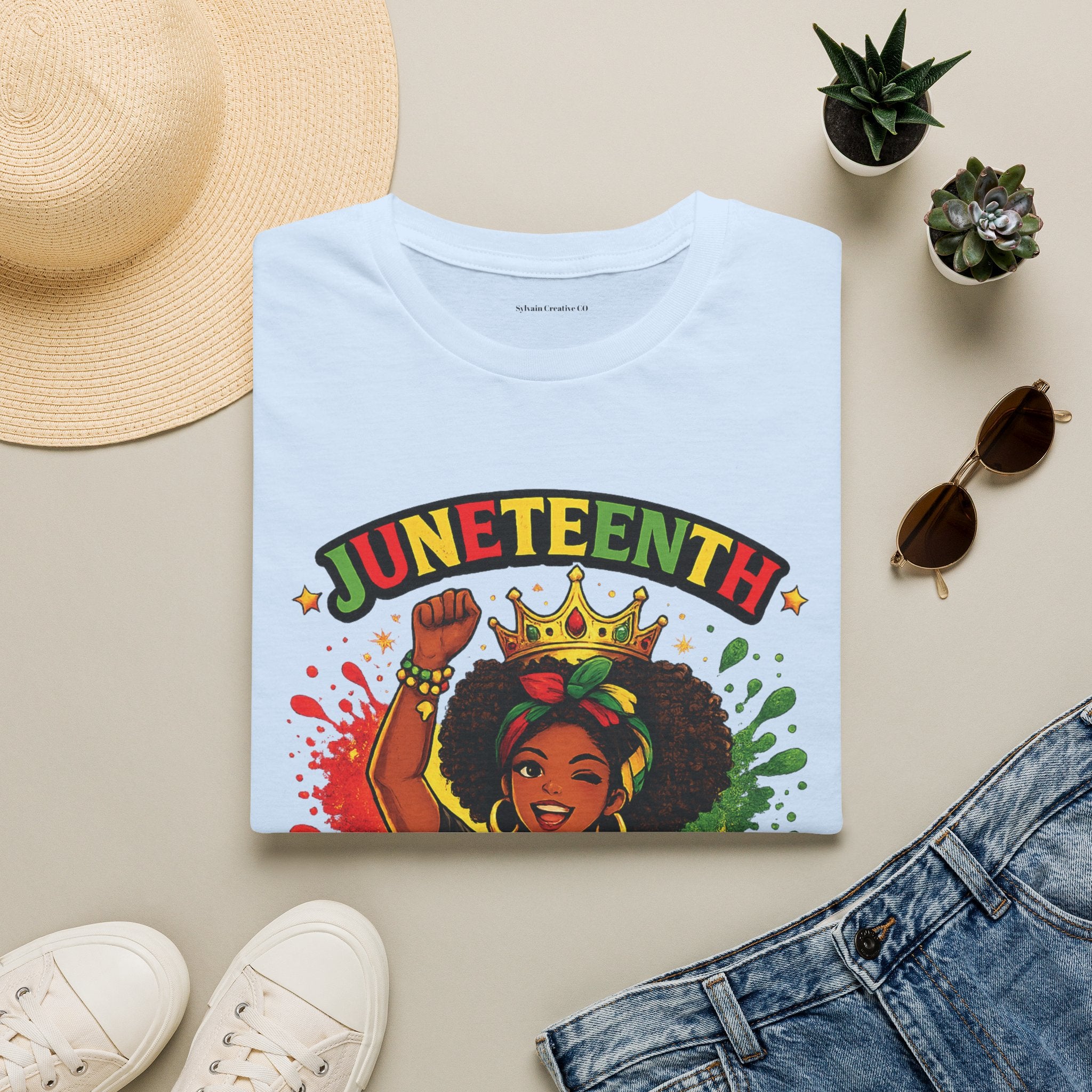 Juneteenth Queen T-Shirt — Black History Celebration Tee