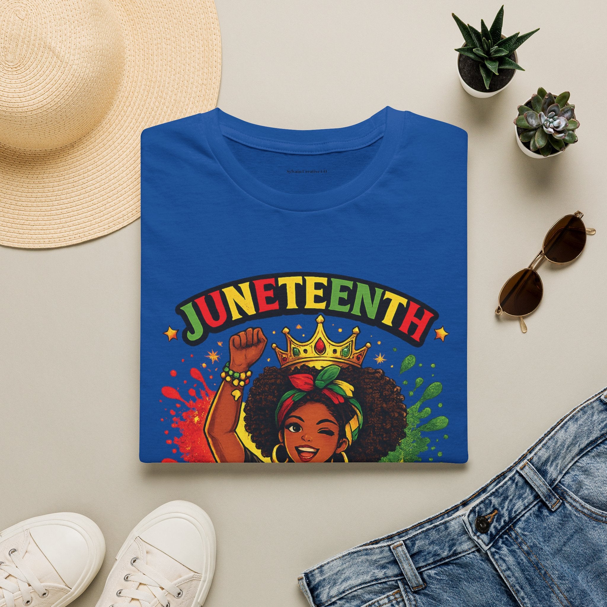 Juneteenth Queen T-Shirt — Black History Celebration Tee