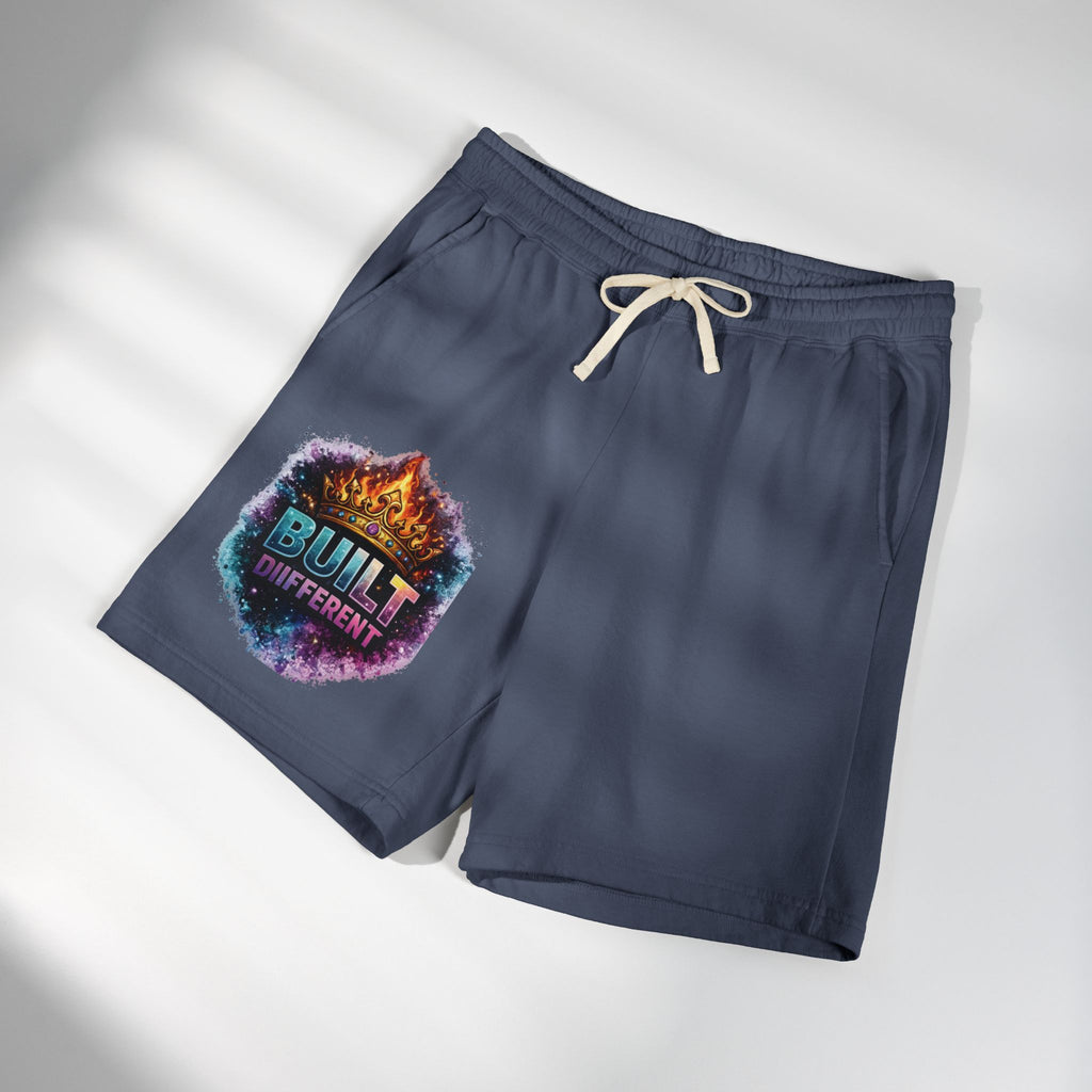 Built Different Sweat Shorts — Garment-Dyed Fleece Athletic Shorts