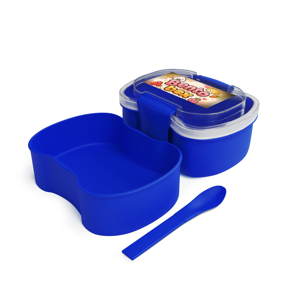 Two-Tier Bento Box — Cute Kawaii Lunchbox for Kids with 'Bento Box' Design