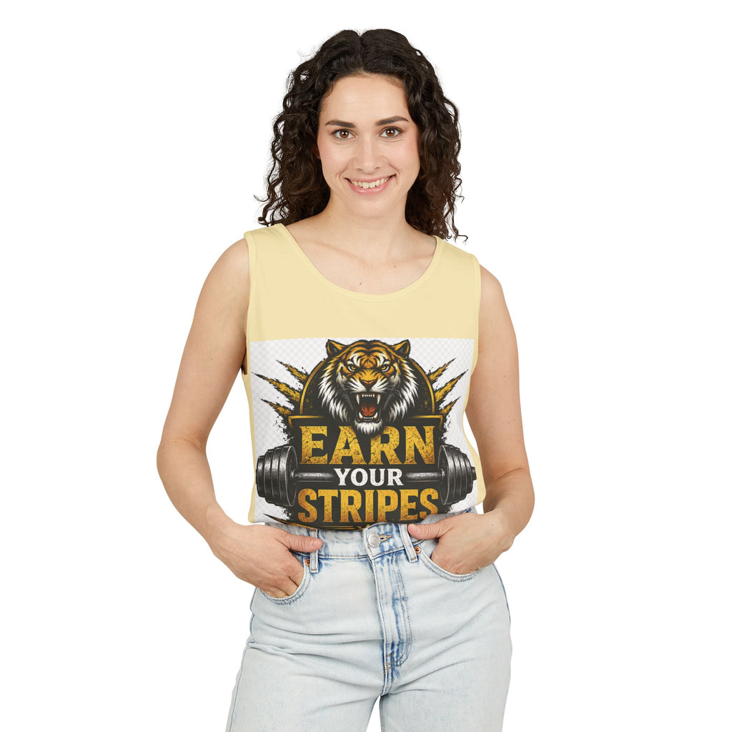 Earn Your Stripes Graphic Tank Top