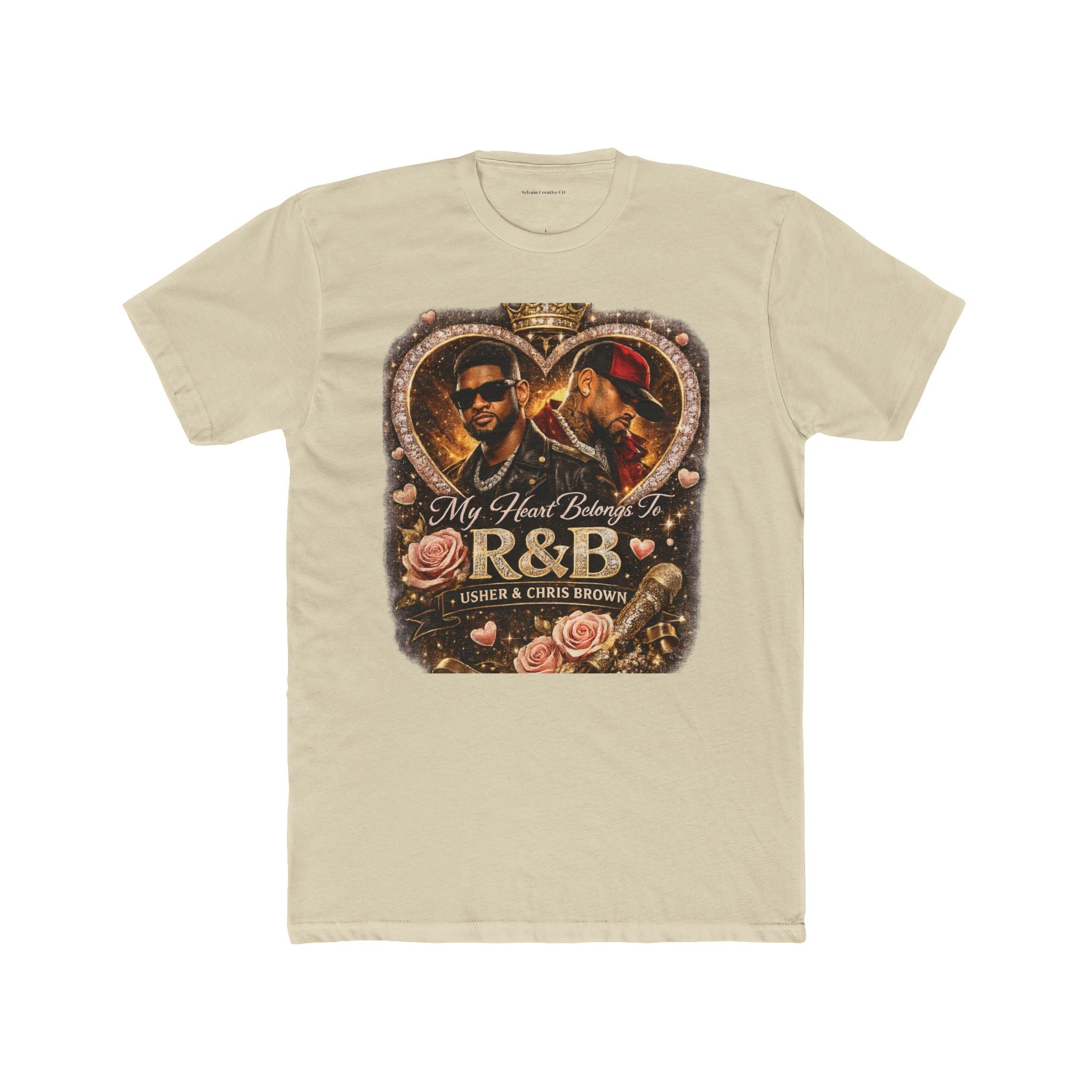 R&B Vintage Heart Tee — "My Heart Belongs to R&B" Graphic T-Shirt