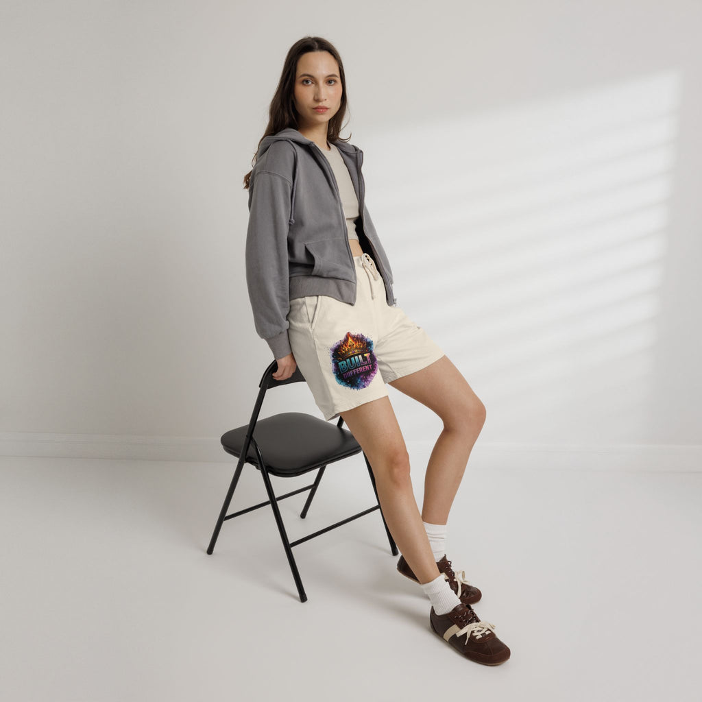 Built Different Sweat Shorts — Garment-Dyed Fleece Athletic Shorts