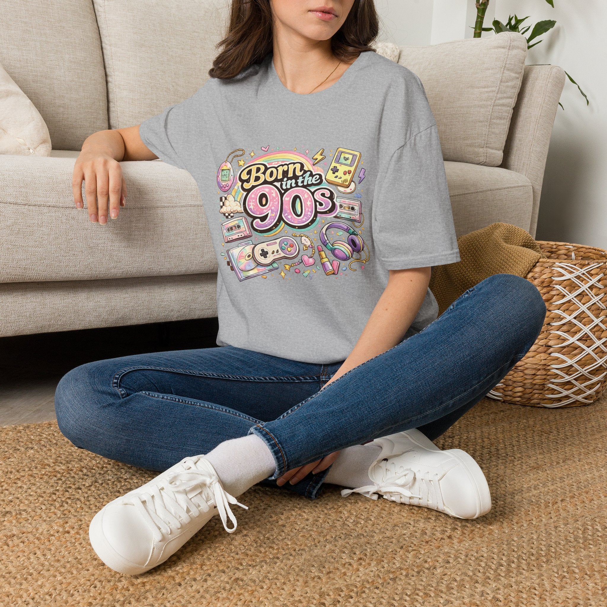 Born In The 90s-Unisex Softstyle T-Shirt