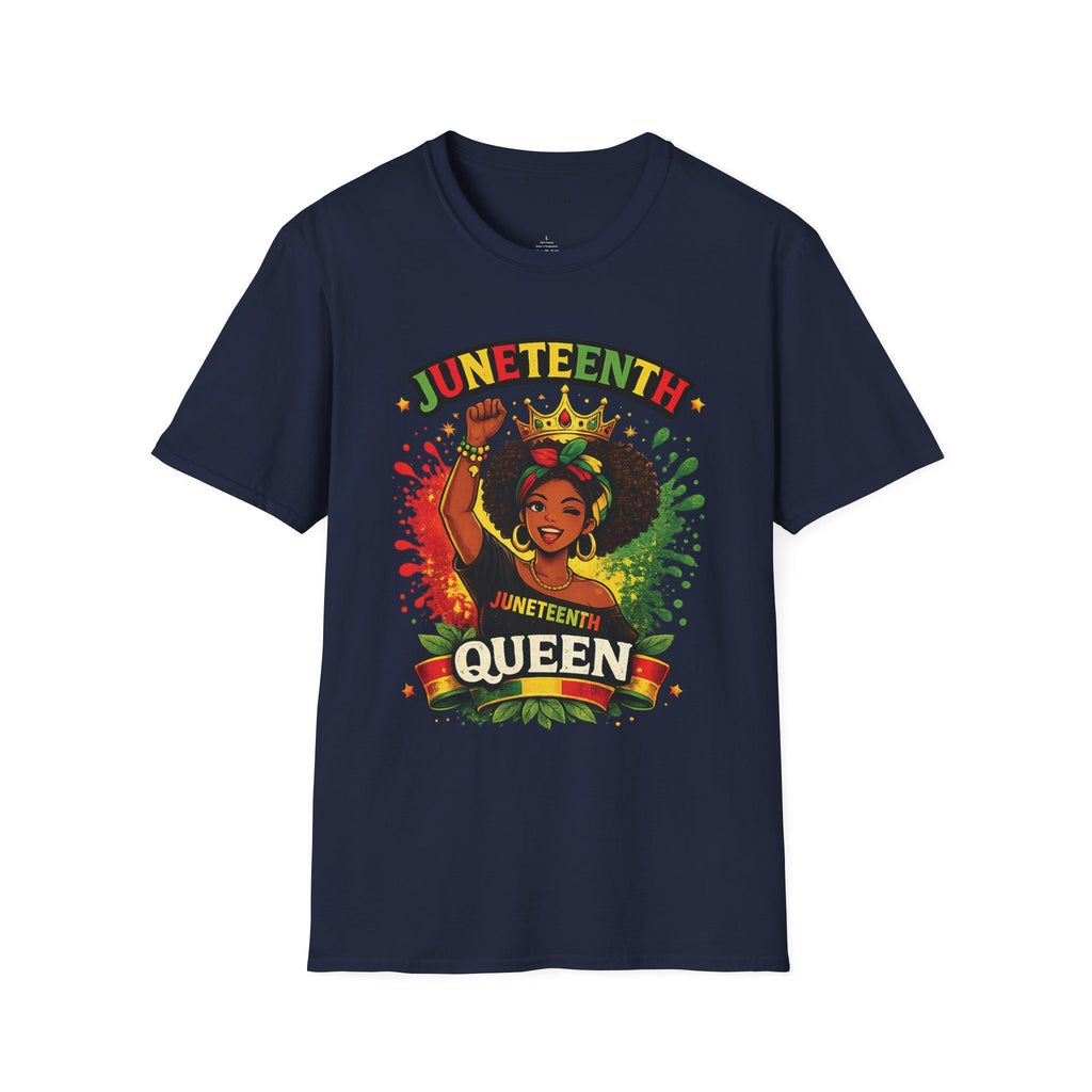 Juneteenth Queen T-Shirt — Black History Celebration Tee