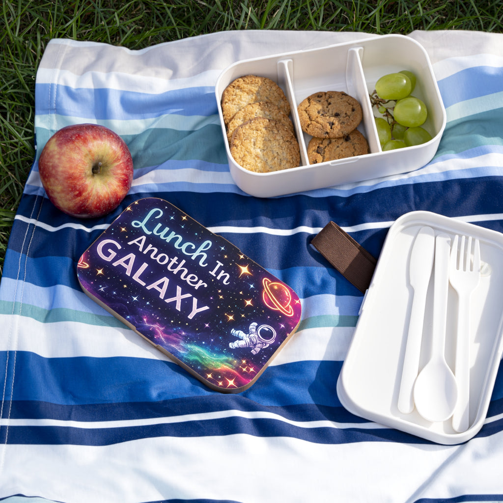 Galaxy Bento Box — "Lunch In Another Galaxy" Astronaut Lunchbox for Kids & Space Lovers