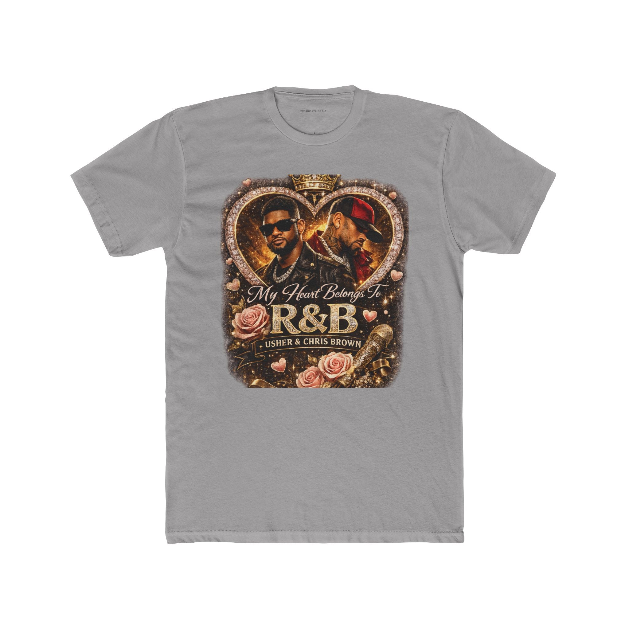 R&B Vintage Heart Tee — "My Heart Belongs to R&B" Graphic T-Shirt